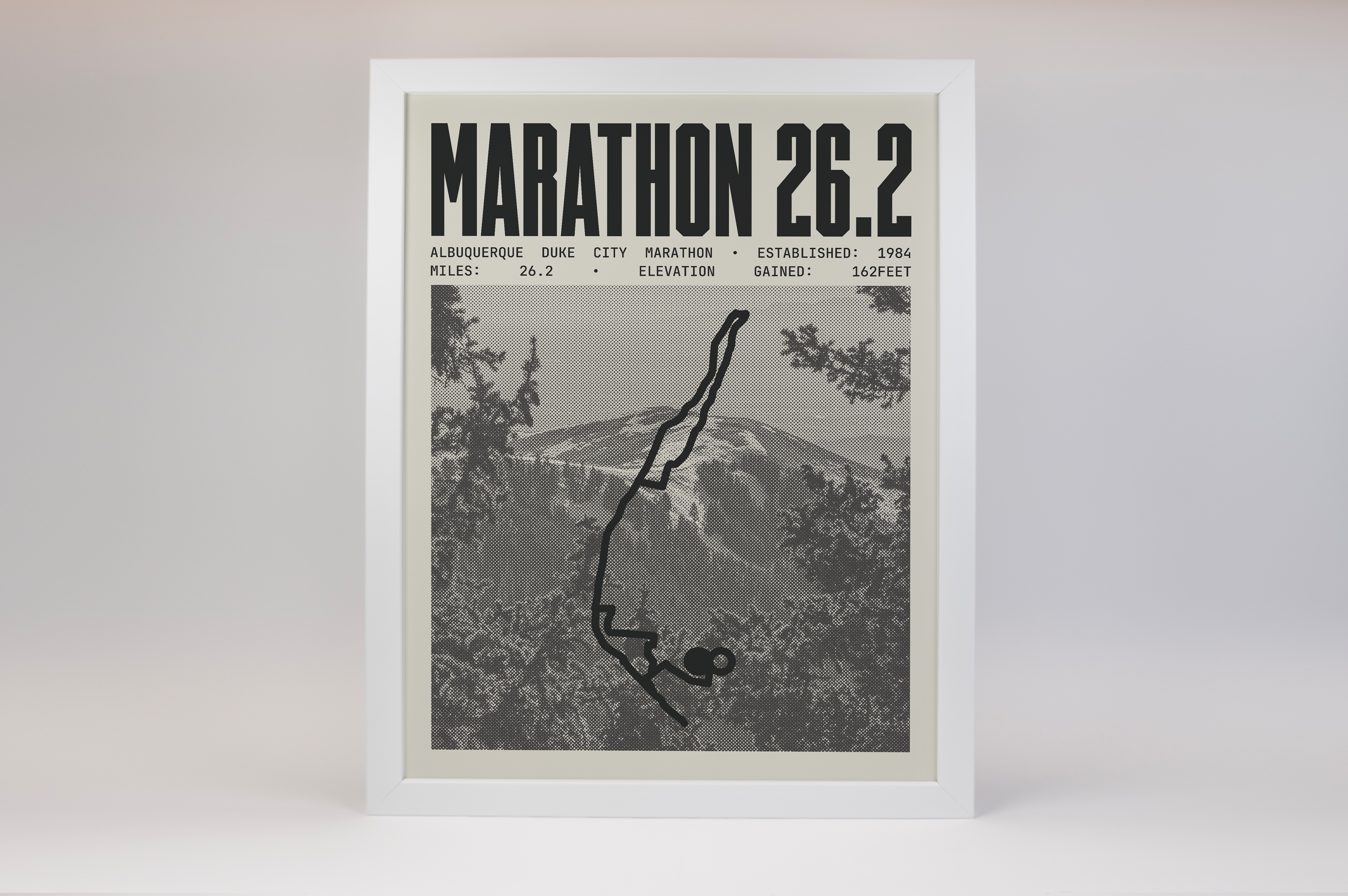 Albuquerque Duke City Marathon Poster