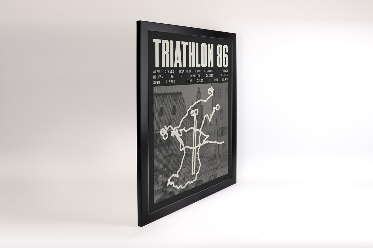 Alpe d'Huez Triathlon - Long Distance Poster