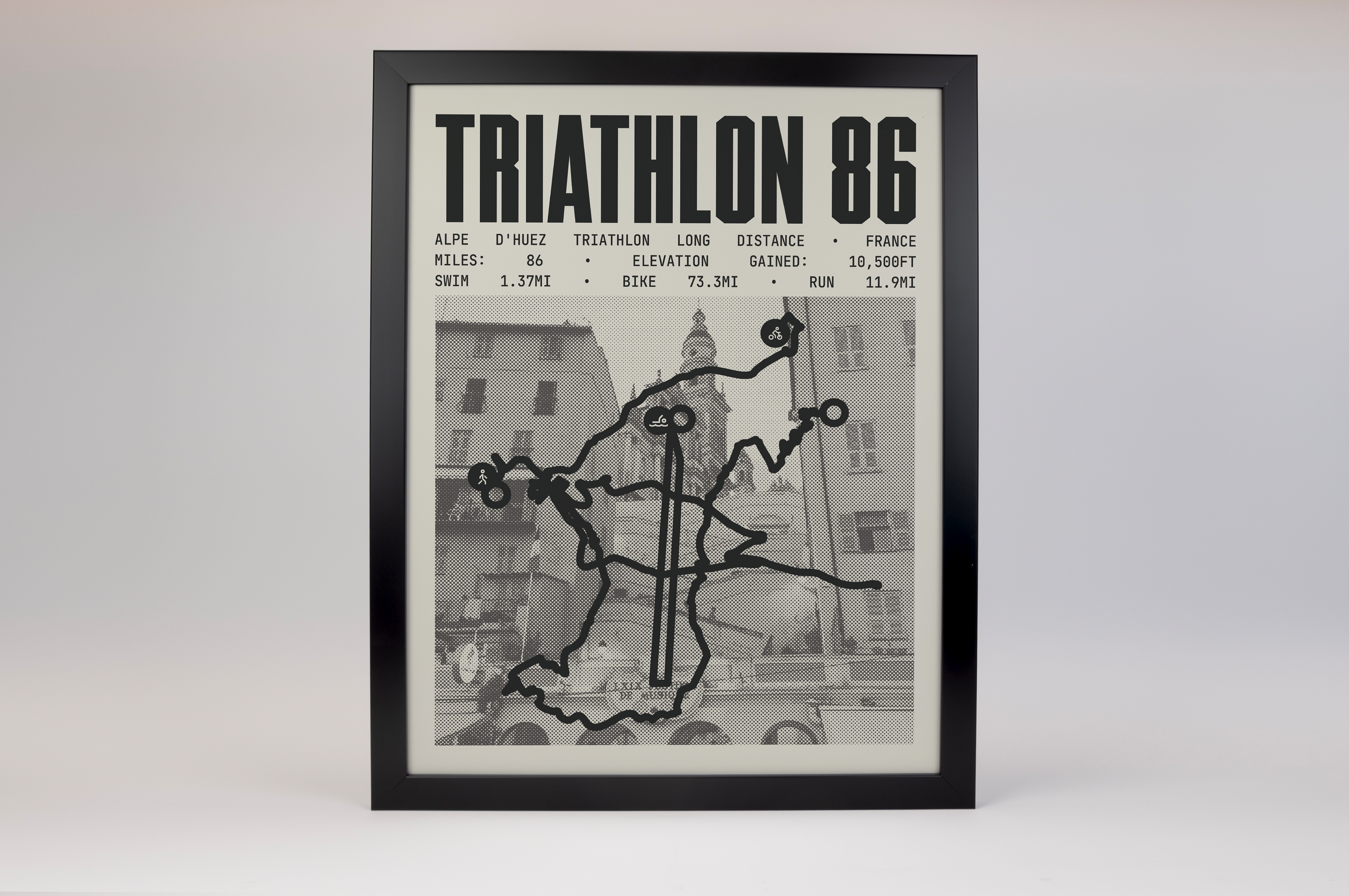 Alpe d'Huez Triathlon - Long Distance Poster
