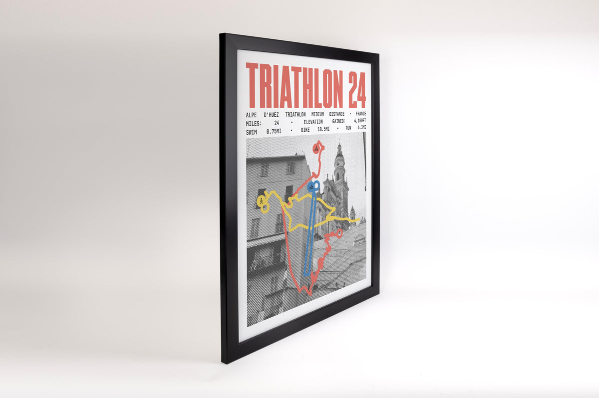 Alpe d'Huez Triathlon - Medium Distance Poster