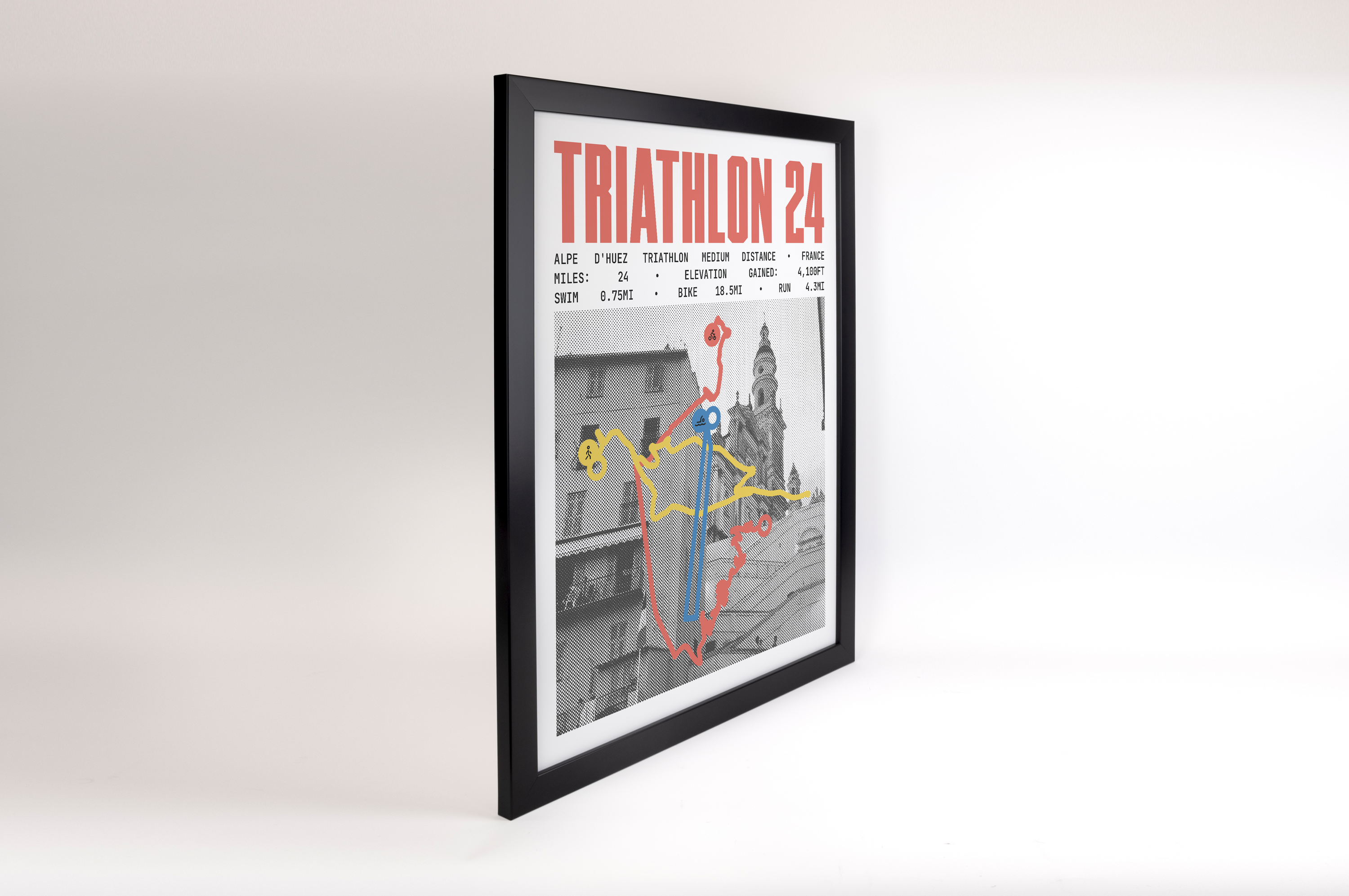 Alpe d'Huez Triathlon - Medium Distance Poster