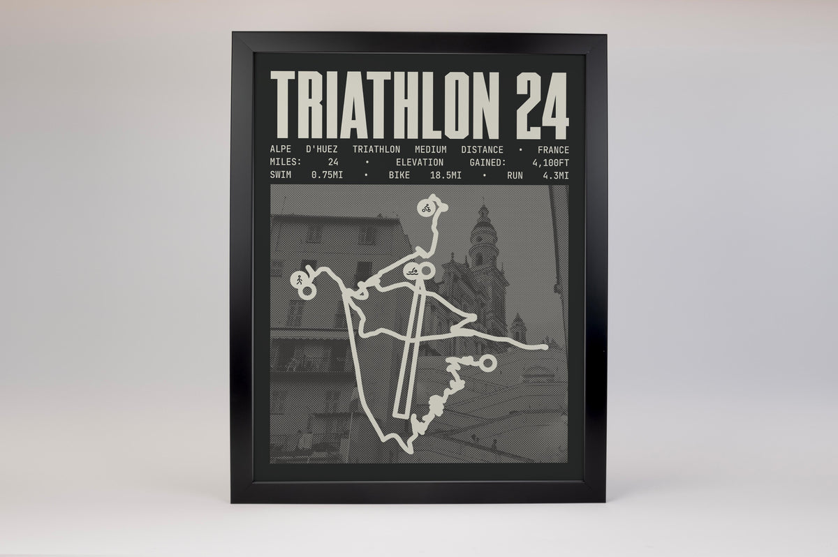 Alpe d'Huez Triathlon - Medium Distance Poster
