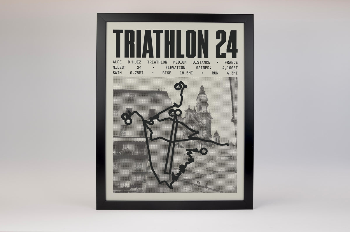 Alpe d'Huez Triathlon - Medium Distance Poster