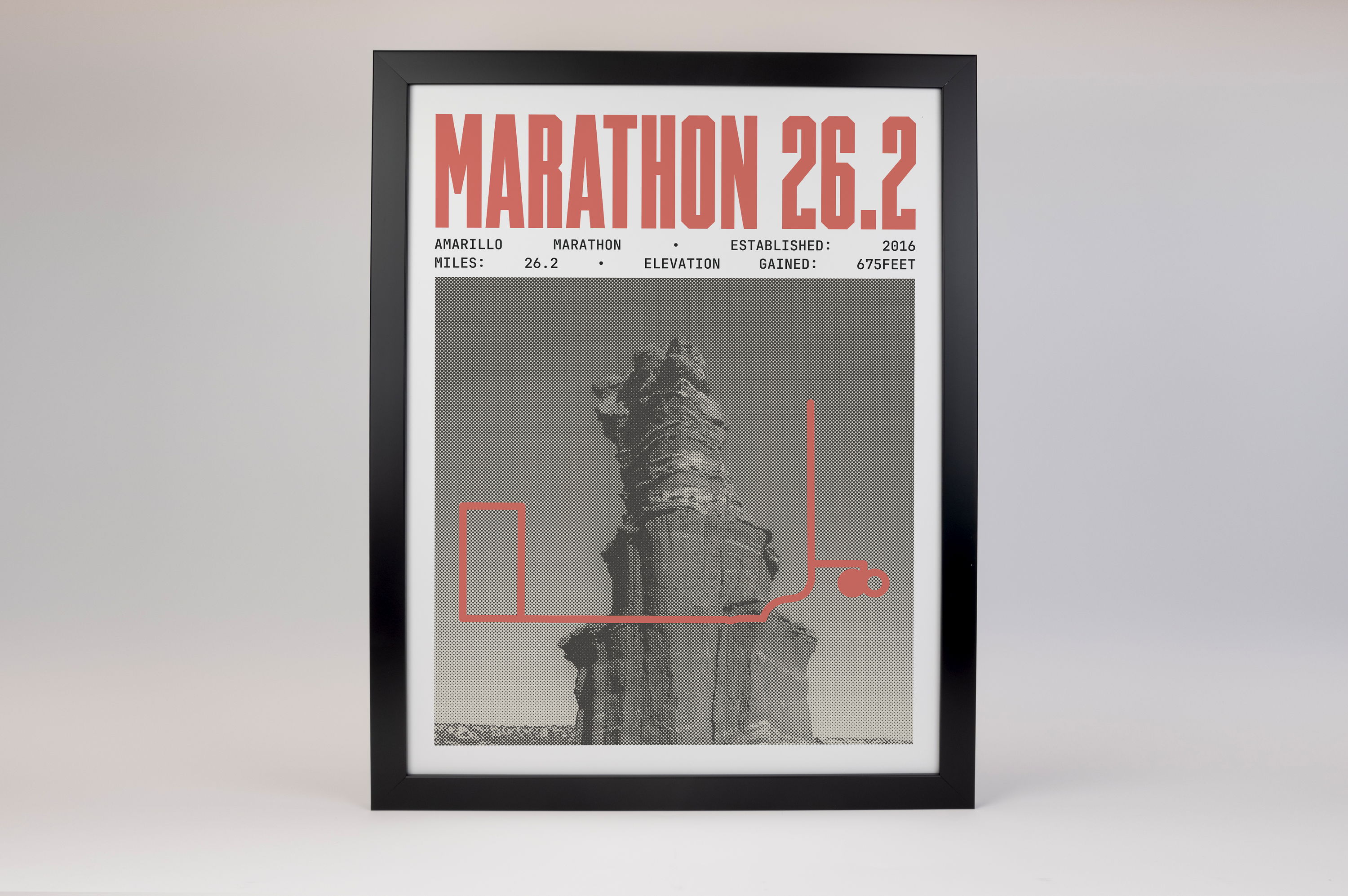 Amarillo Marathon Poster