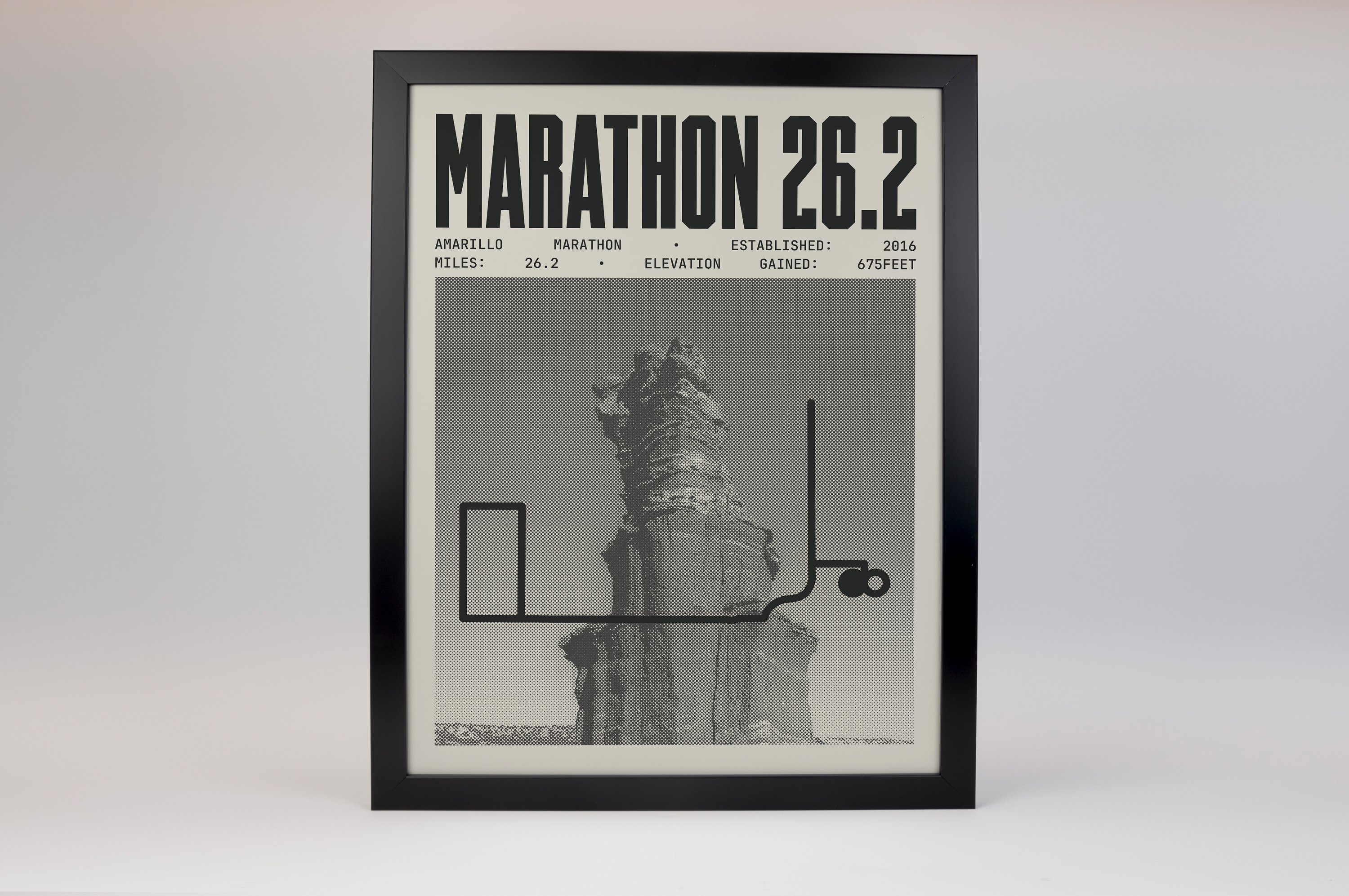 Amarillo Marathon Poster