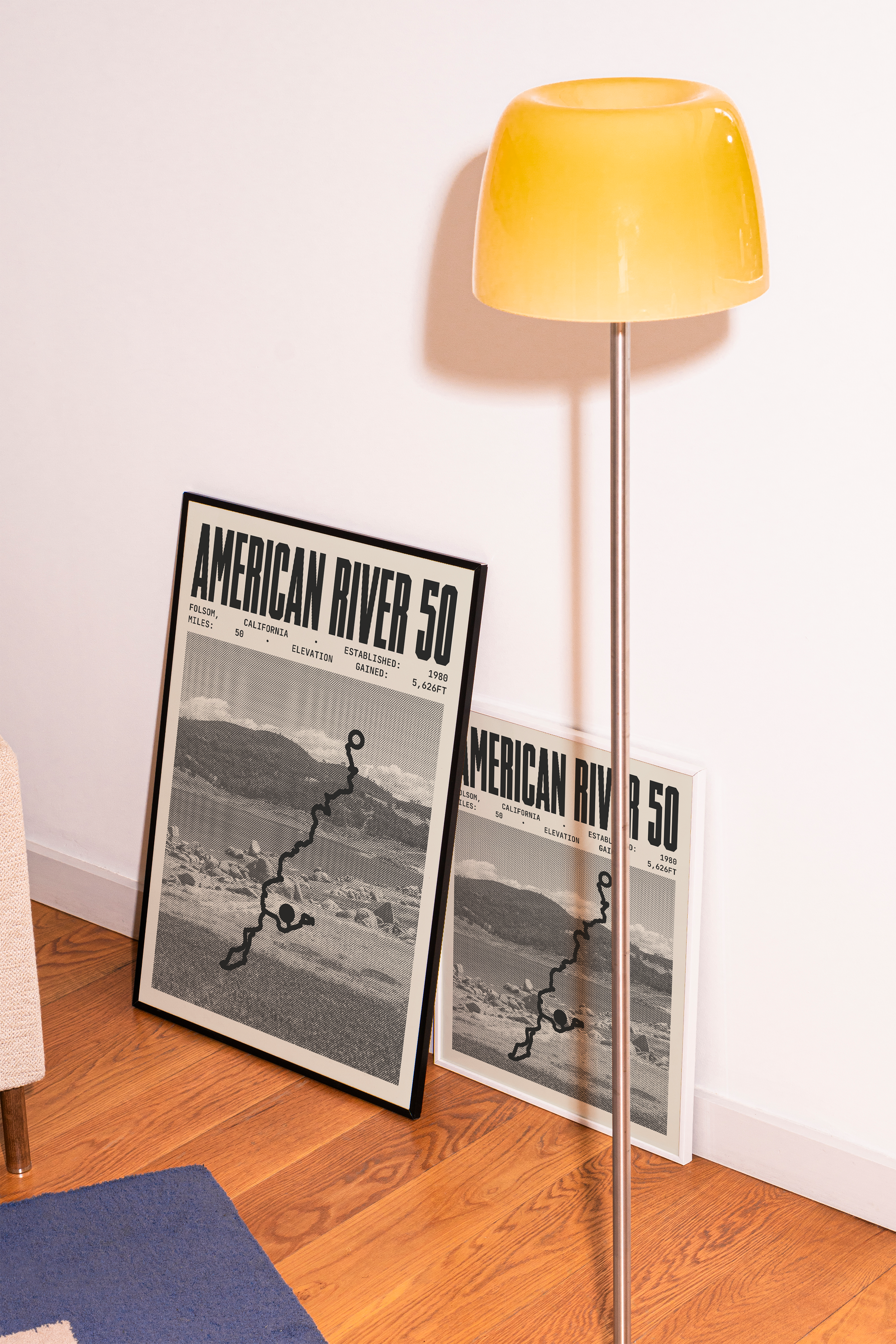 American River 50 Endurance Run Poster