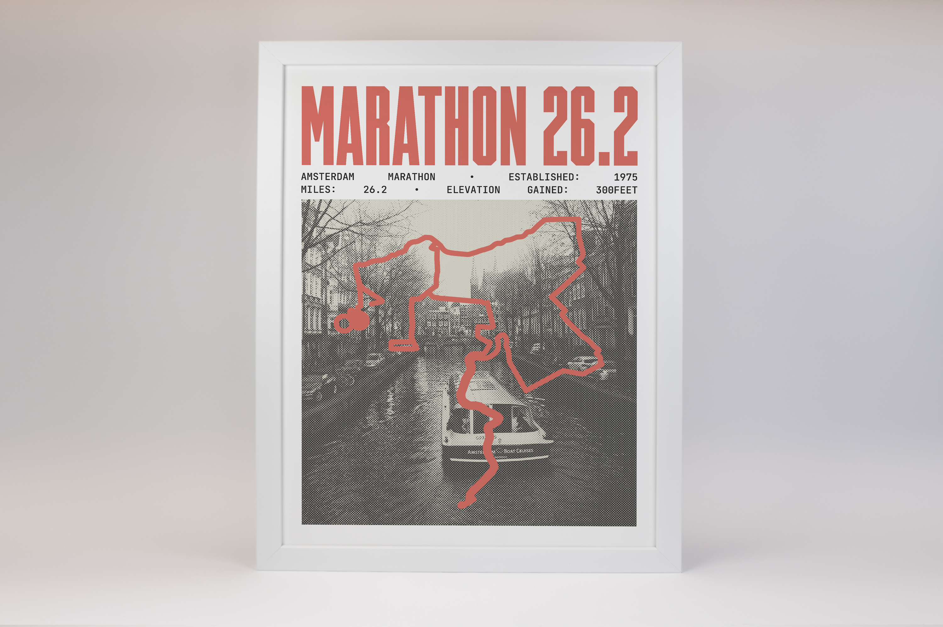 Amsterdam Marathon Poster