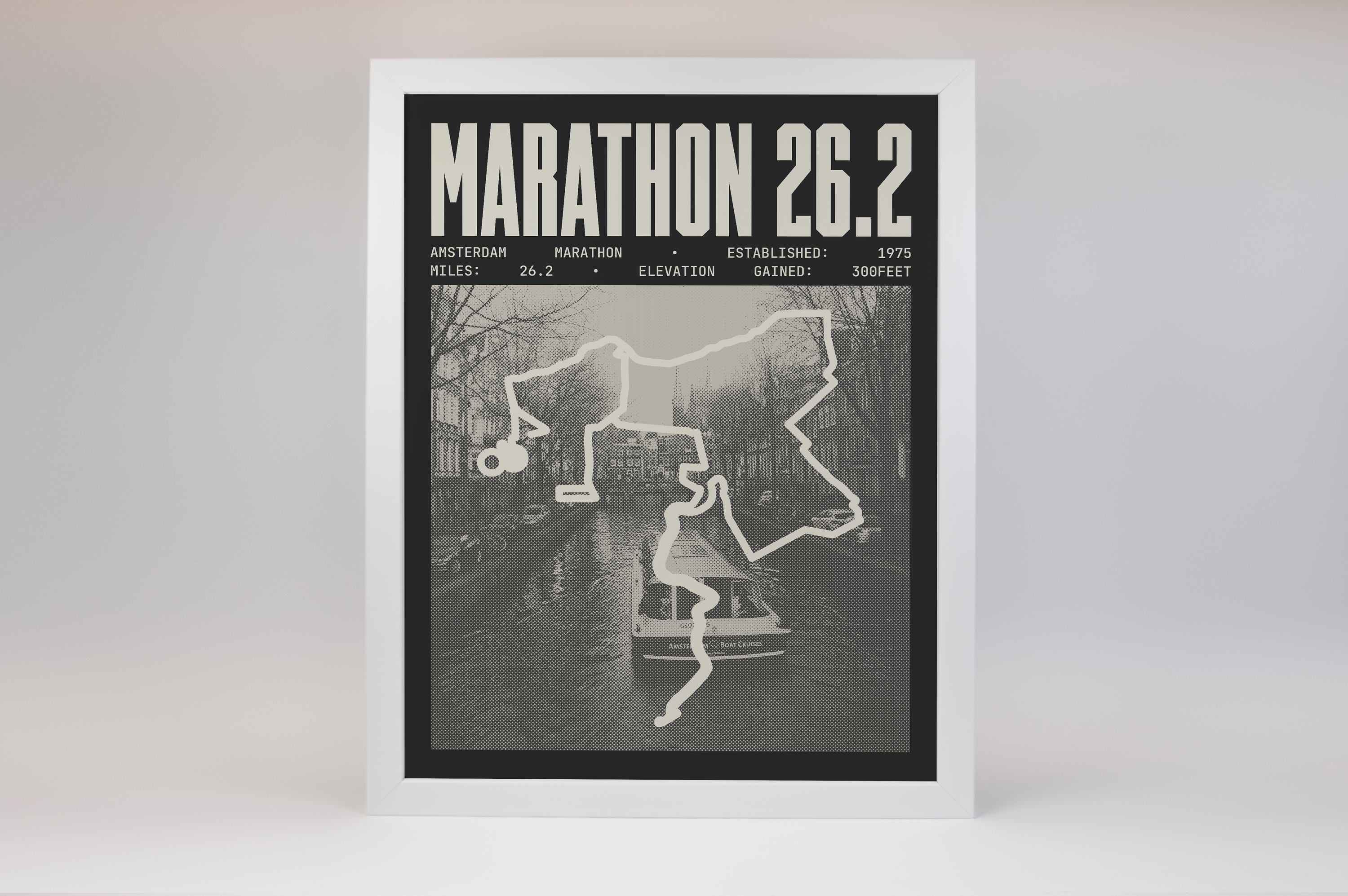 Amsterdam Marathon Poster