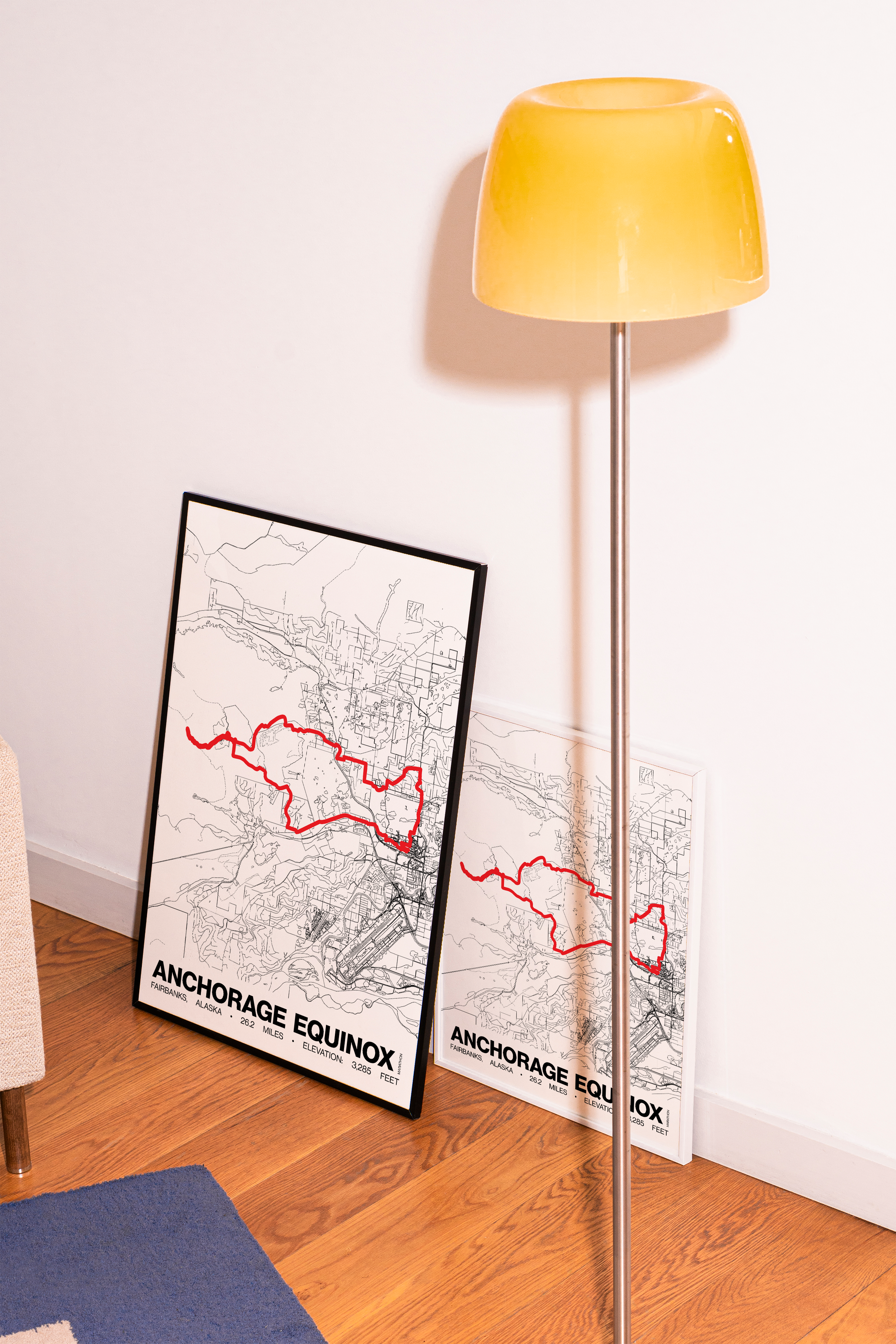Anchorage Equinox Marathon Poster - Grid Style