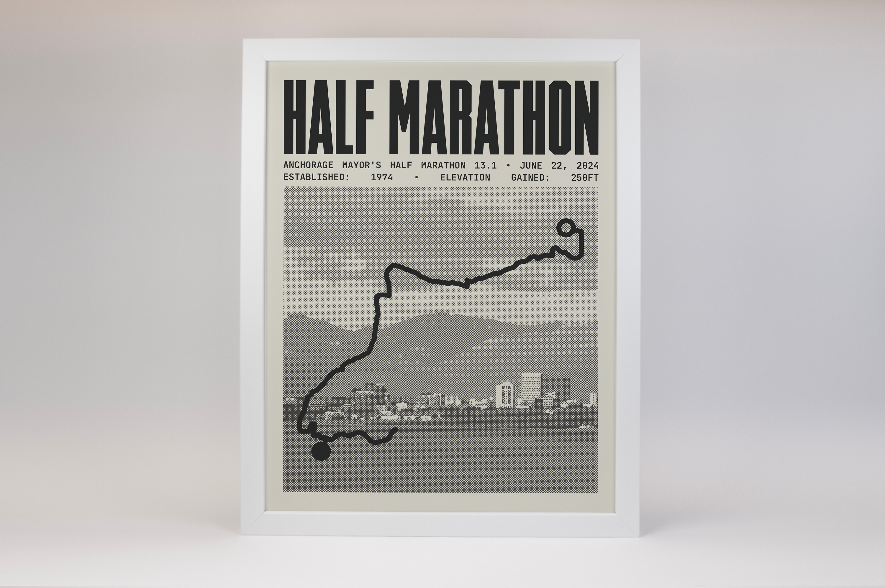 Anchorage Mayor's Half-Marathon Poster