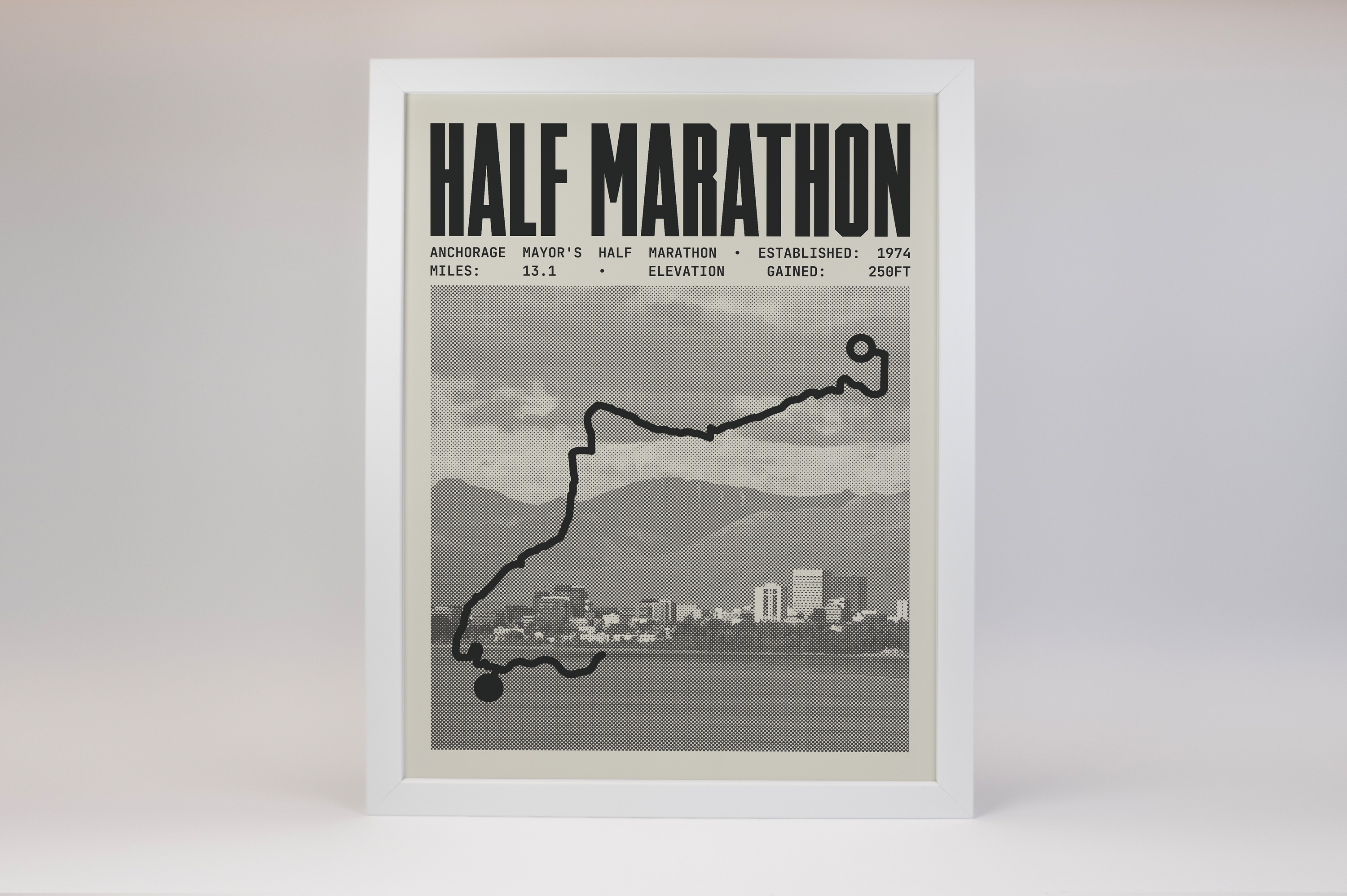 Anchorage Mayor's Half-Marathon Poster