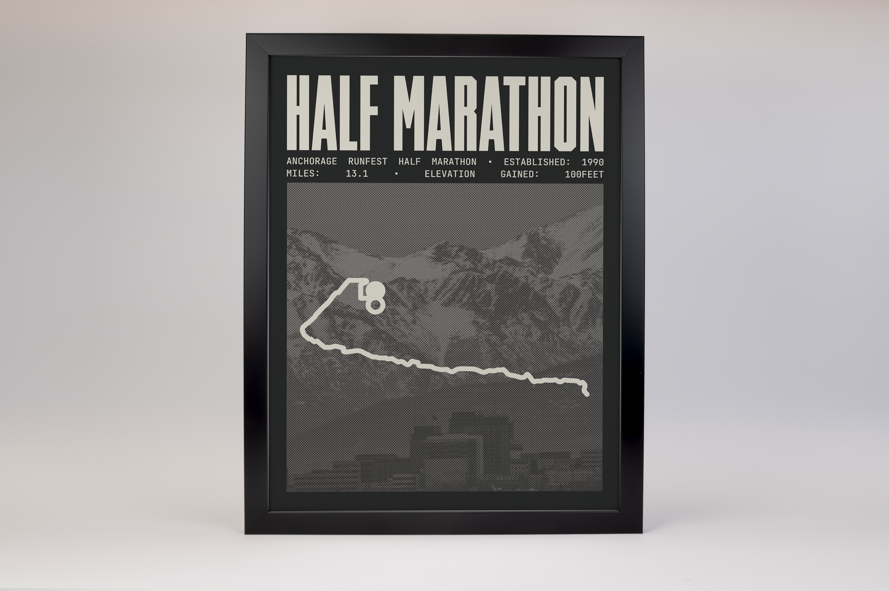 Anchorage RunFest Half-Marathon Poster
