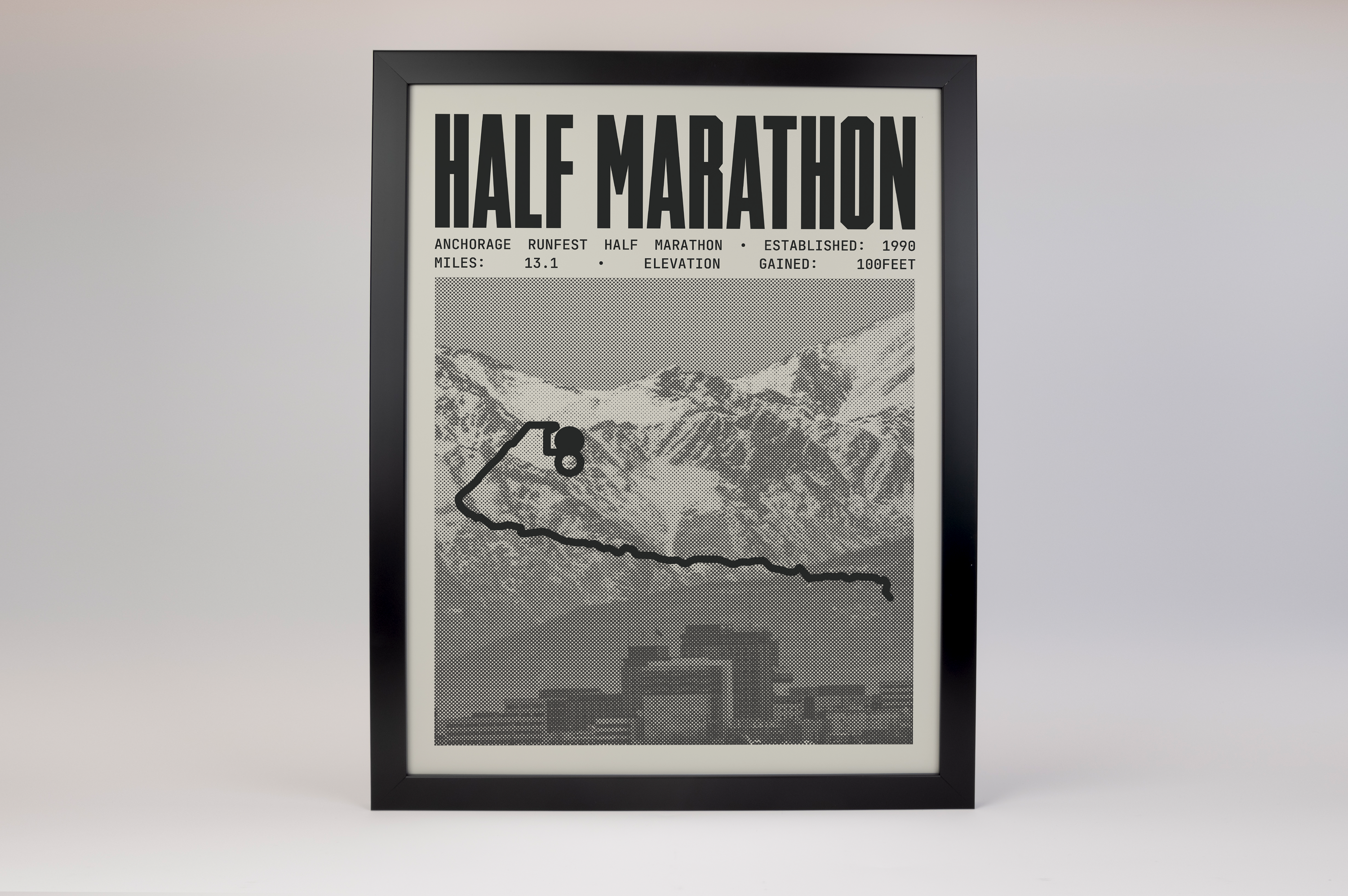 Anchorage RunFest Half-Marathon Poster