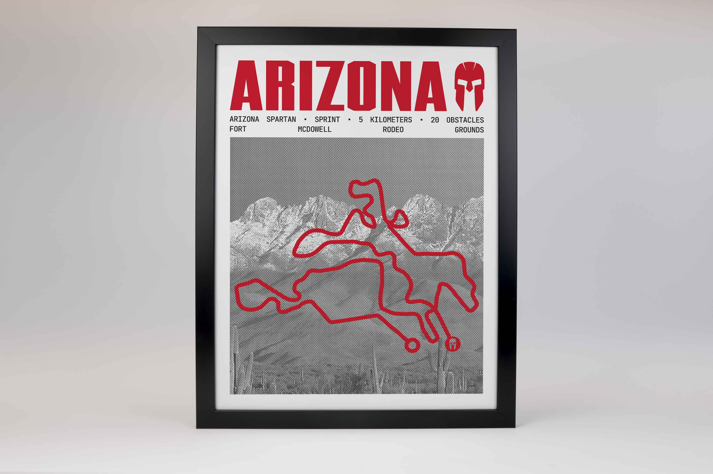 Arizona Spartan-Sprint Poster