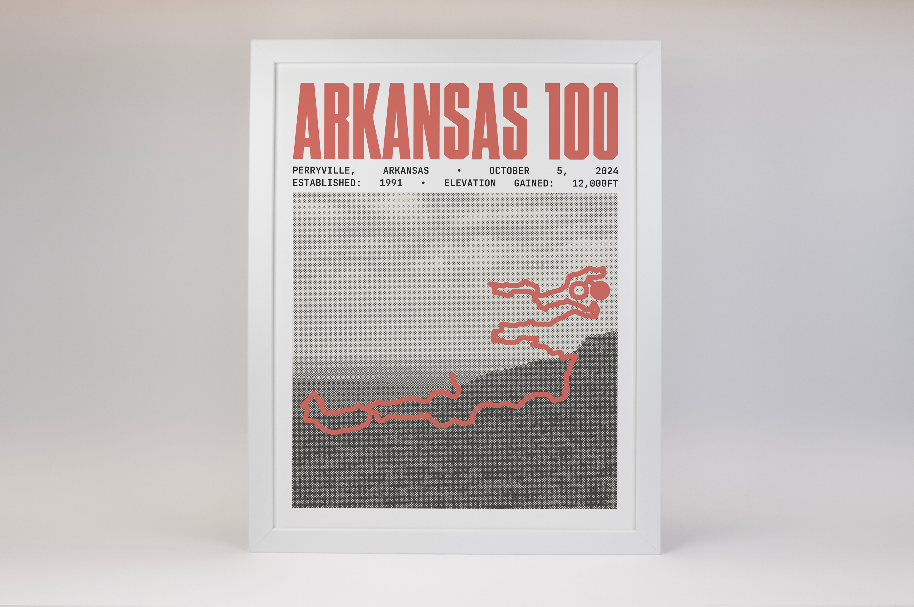 Arkansas 100 Endurance Run Poster