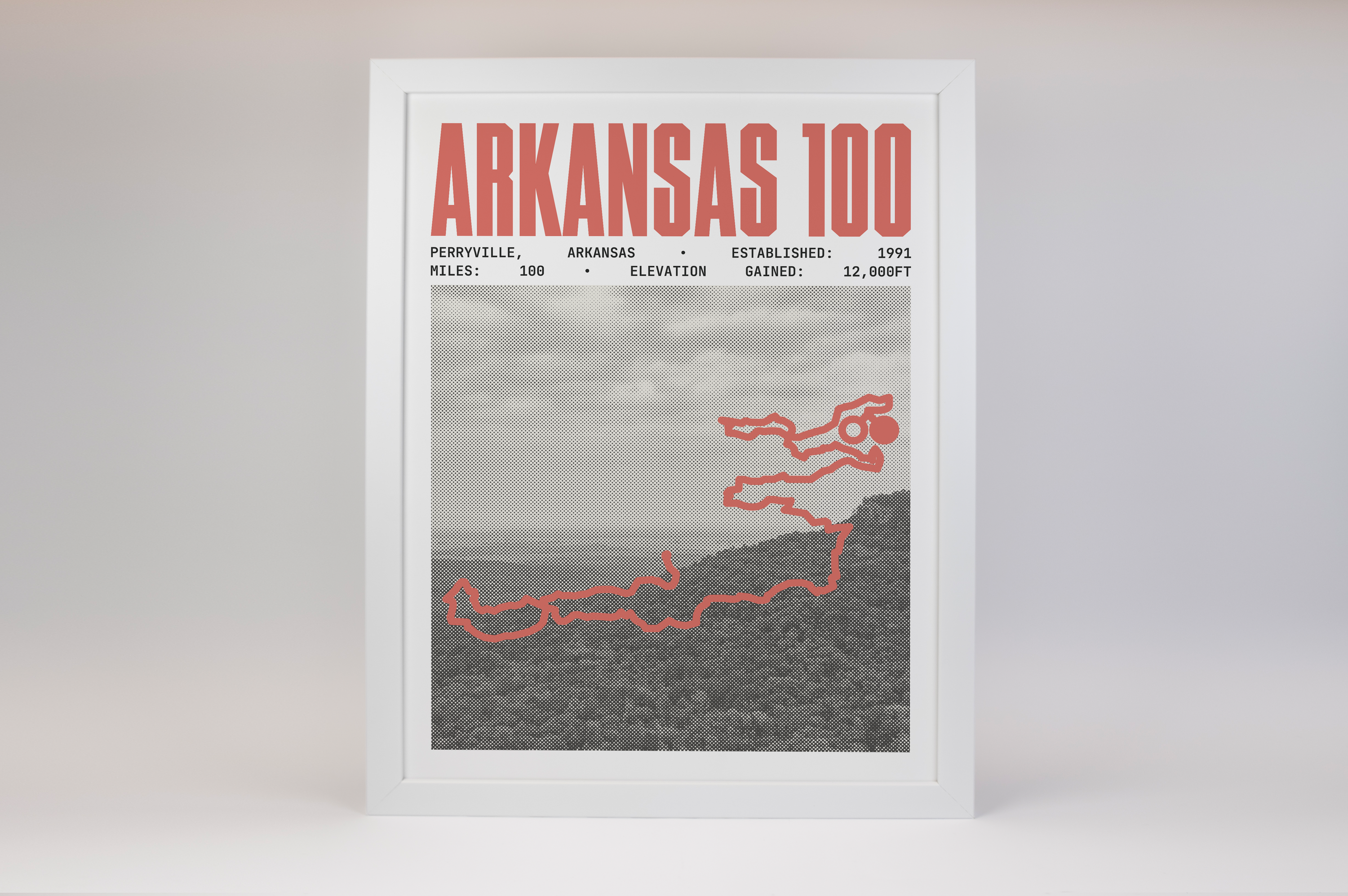 Arkansas 100 Endurance Run Poster