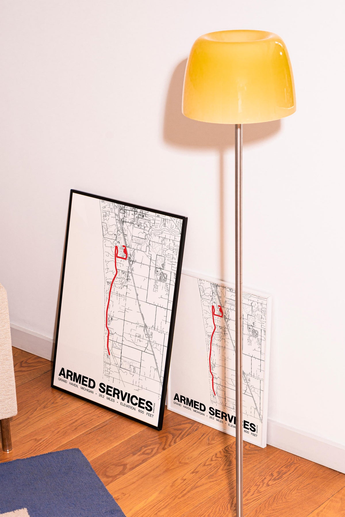 Armed Services Marathon Poster - Grid Style