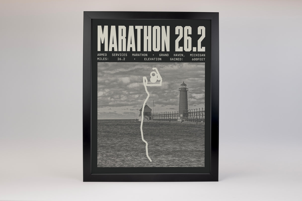 Armed Services Marathon Poster