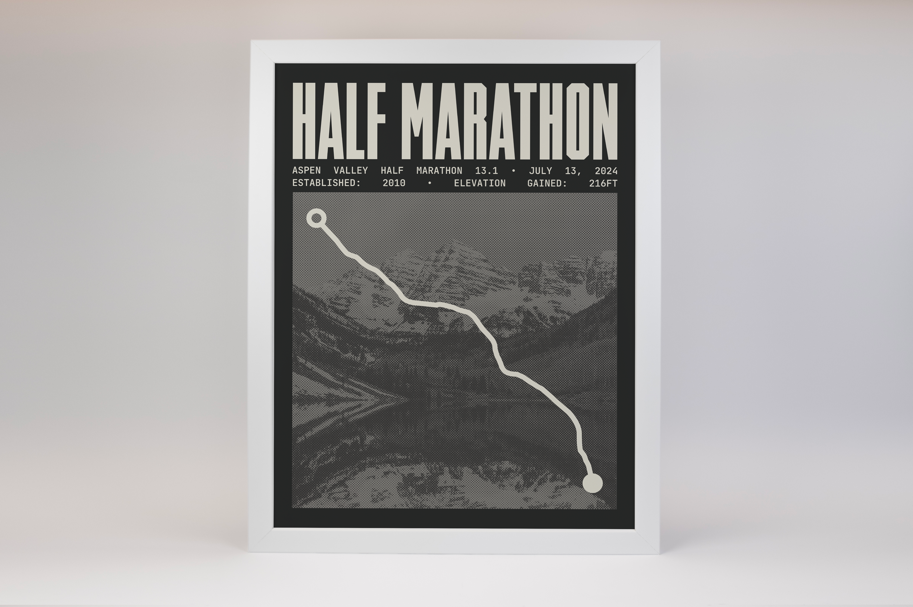 Aspen Valley Half-Marathon Poster