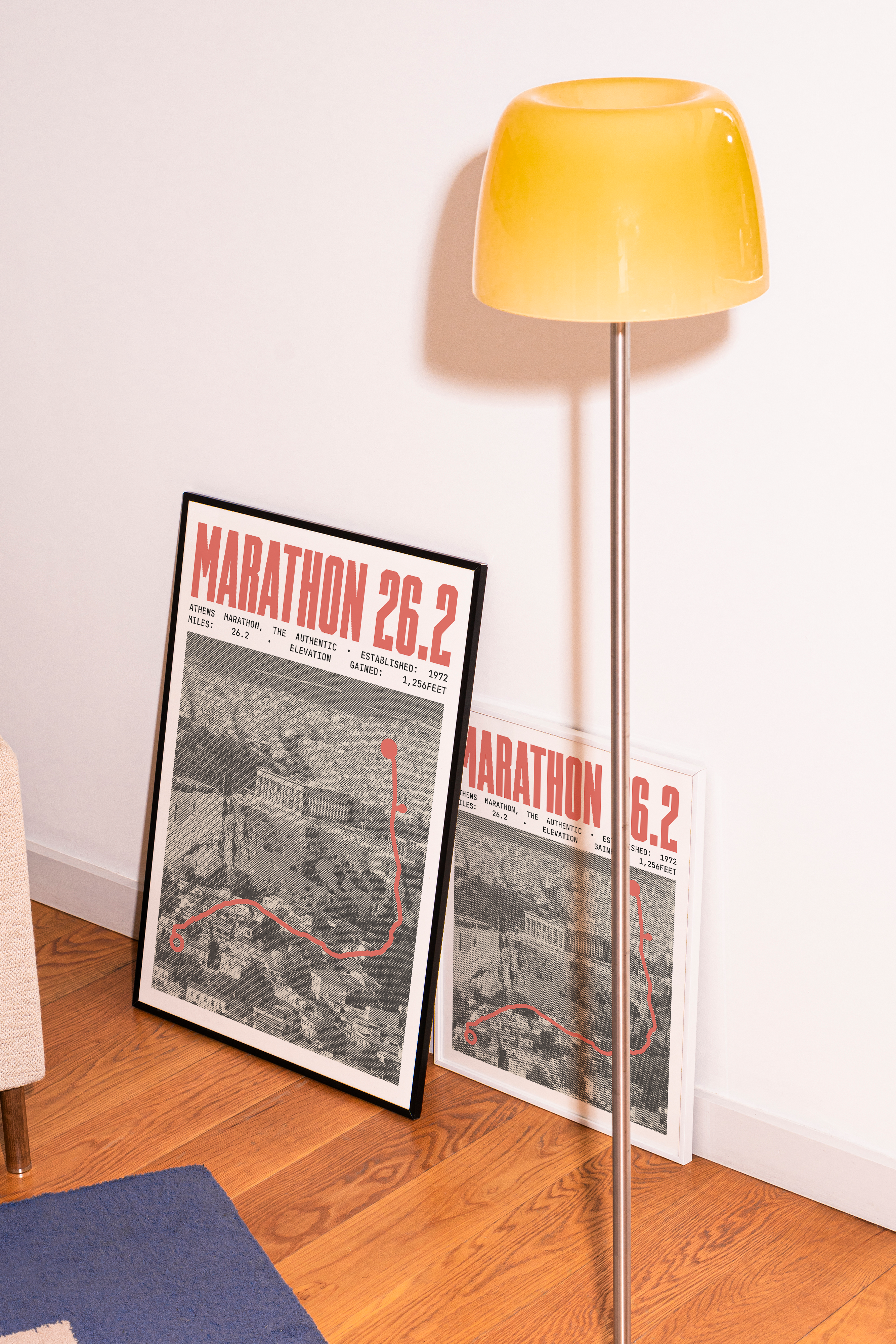 Athens Marathon. The Authentic Marathon Poster