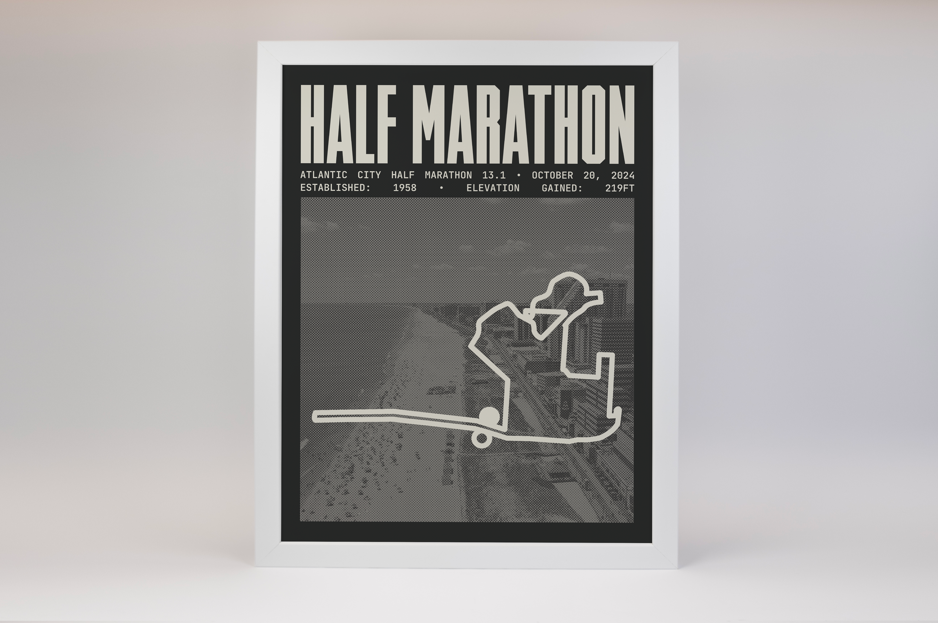 Atlantic City Half-Marathon Poster