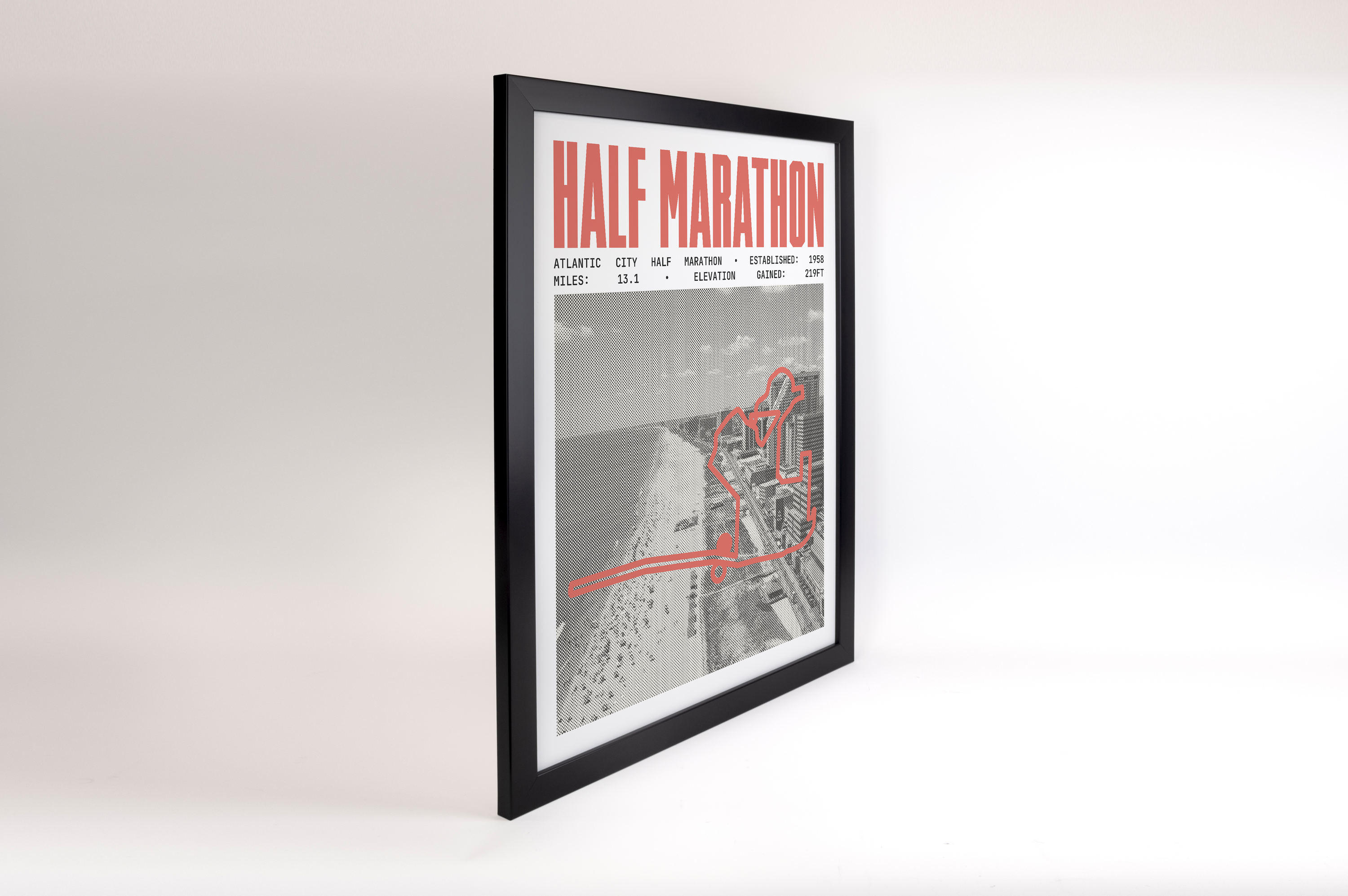 Atlantic City Half-Marathon Poster