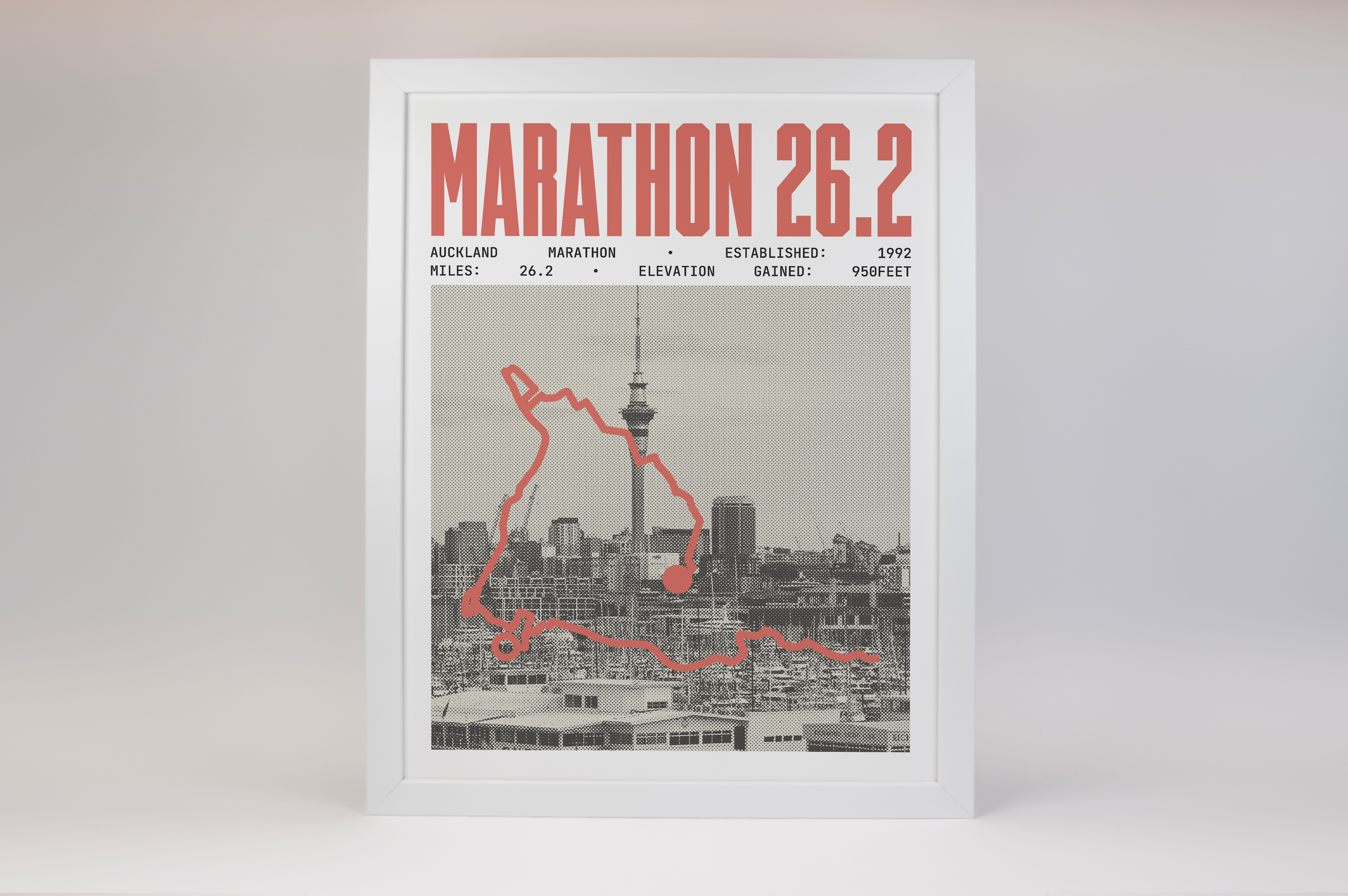 Auckland Marathon Poster