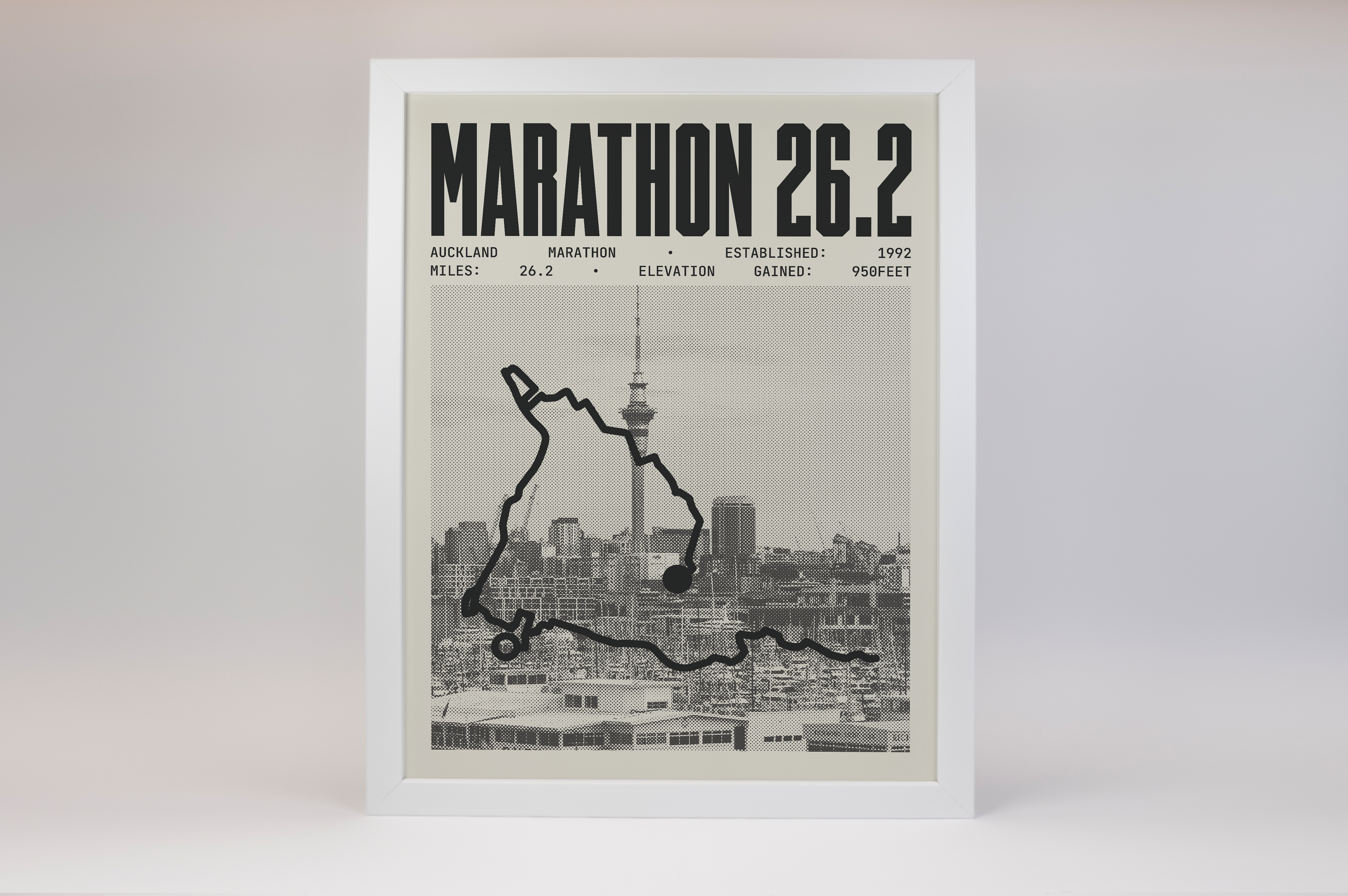 Auckland Marathon Poster