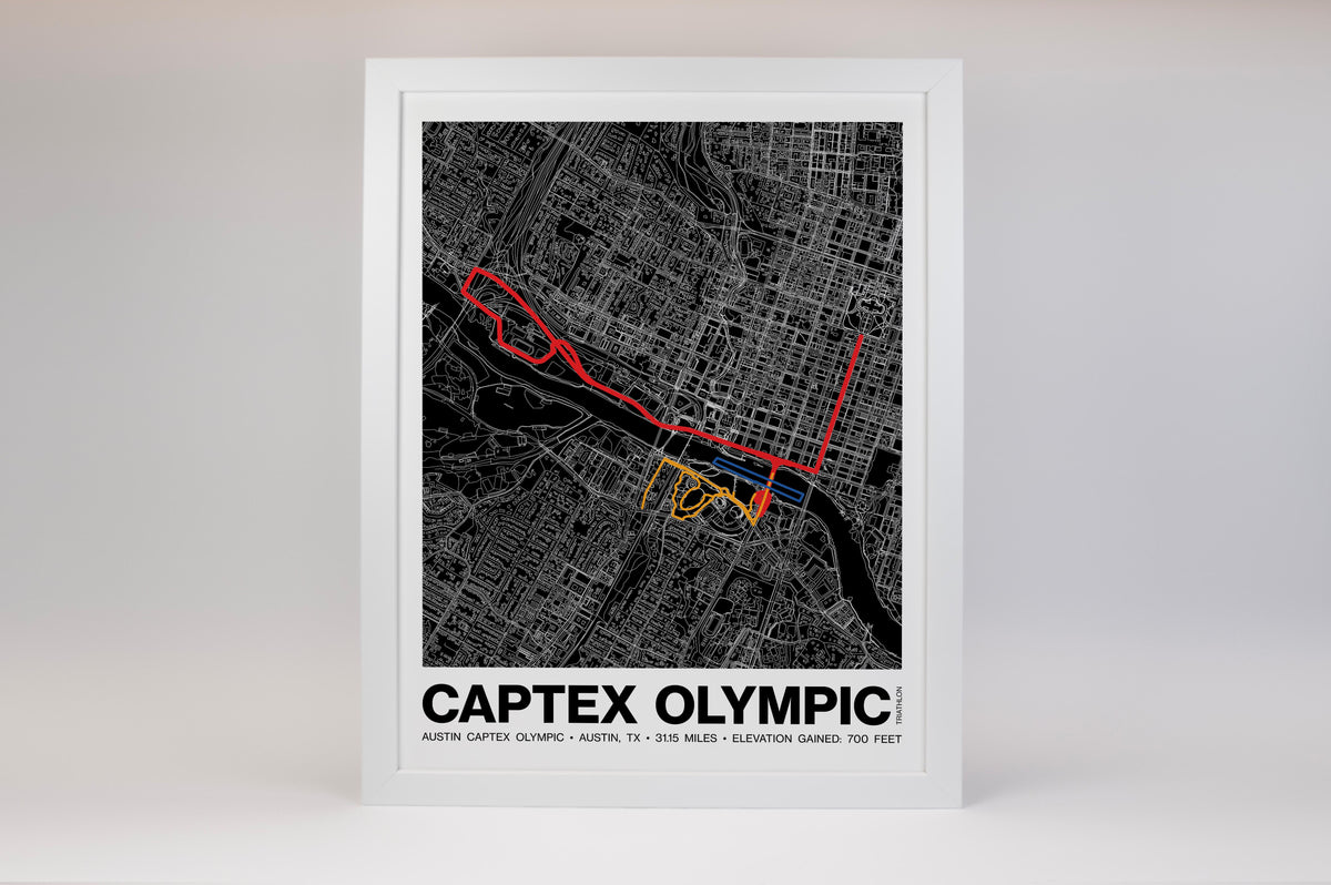 Austin Captex Olympic Poster - Grid Style