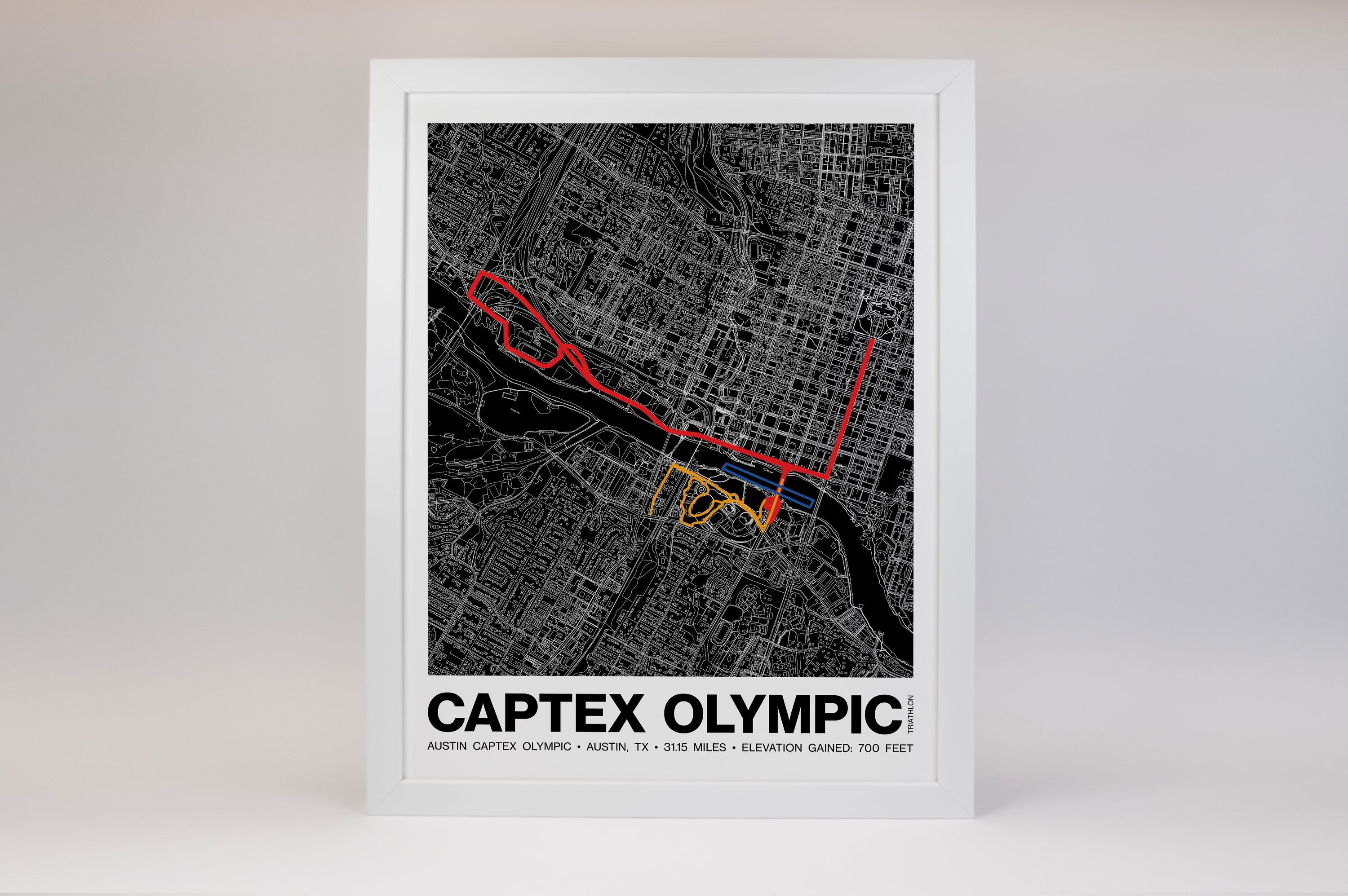 Austin Captex Olympic Poster - Grid Style