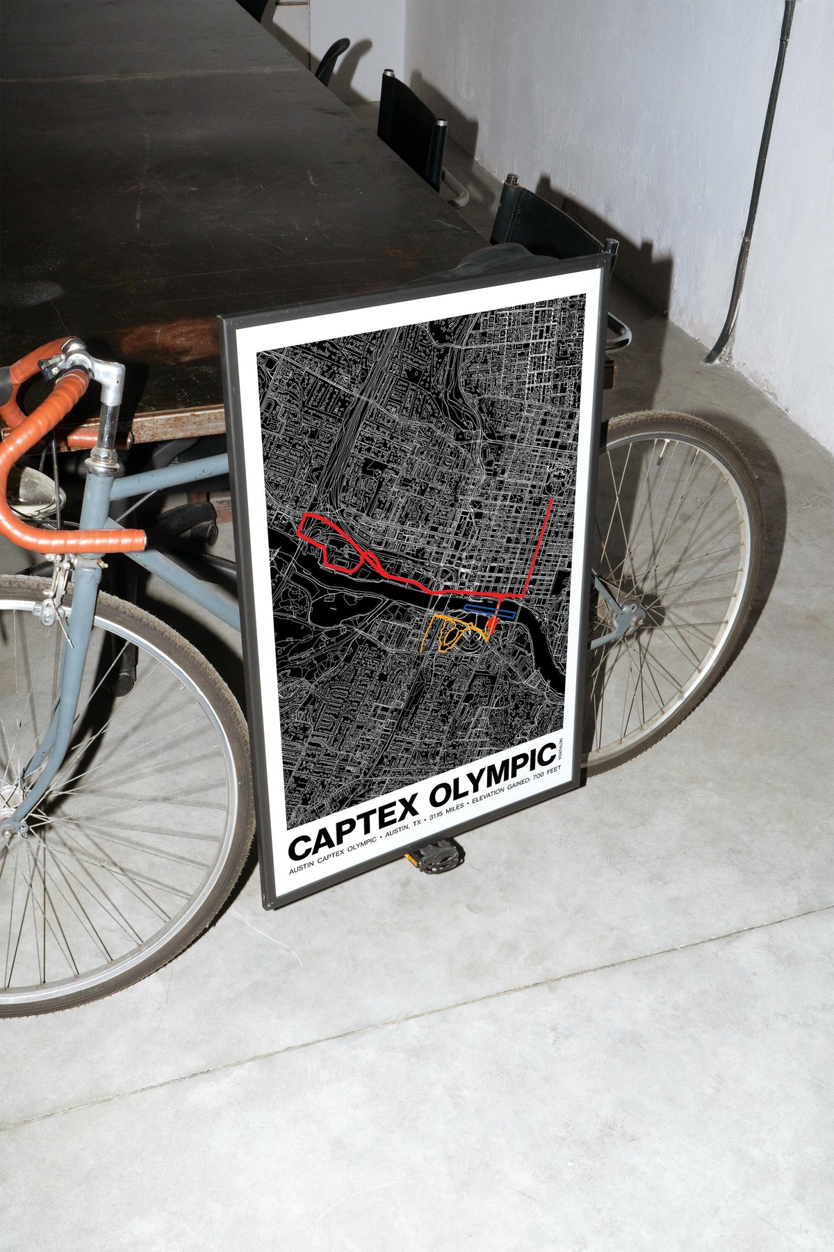 Austin Captex Olympic Poster - Grid Style