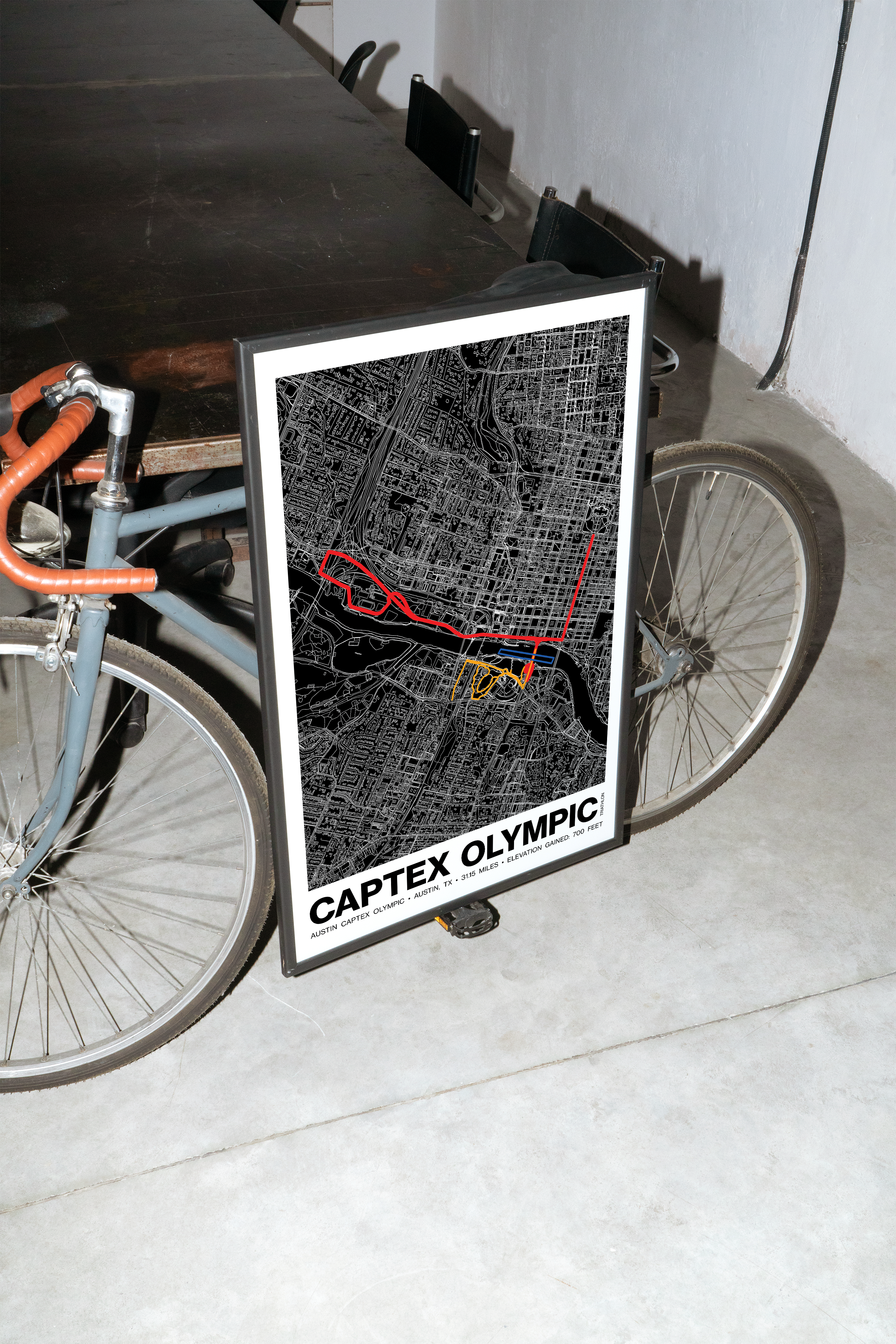 Austin Captex Olympic Poster - Grid Style