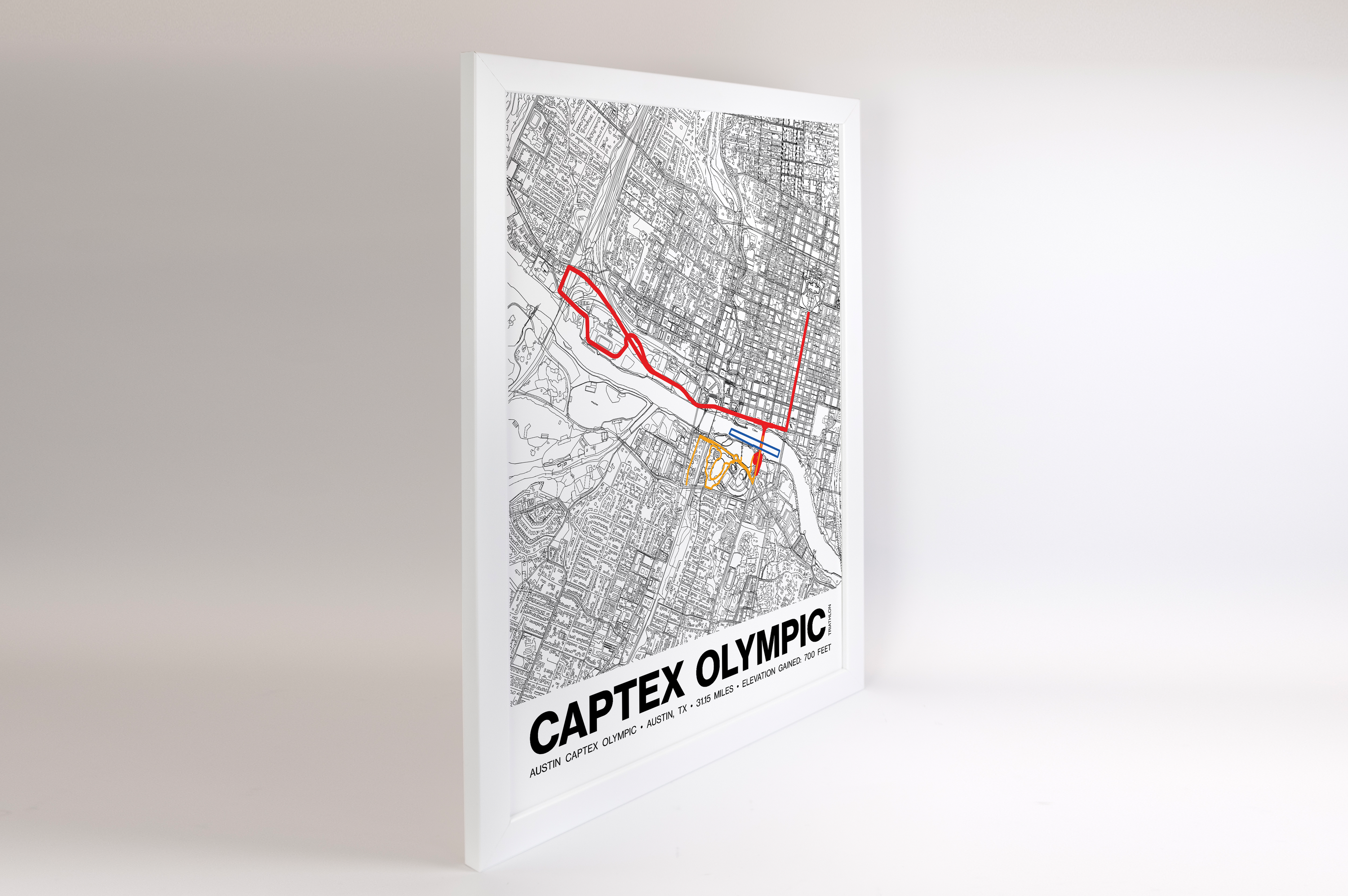 Austin Captex Olympic Poster - Grid Style