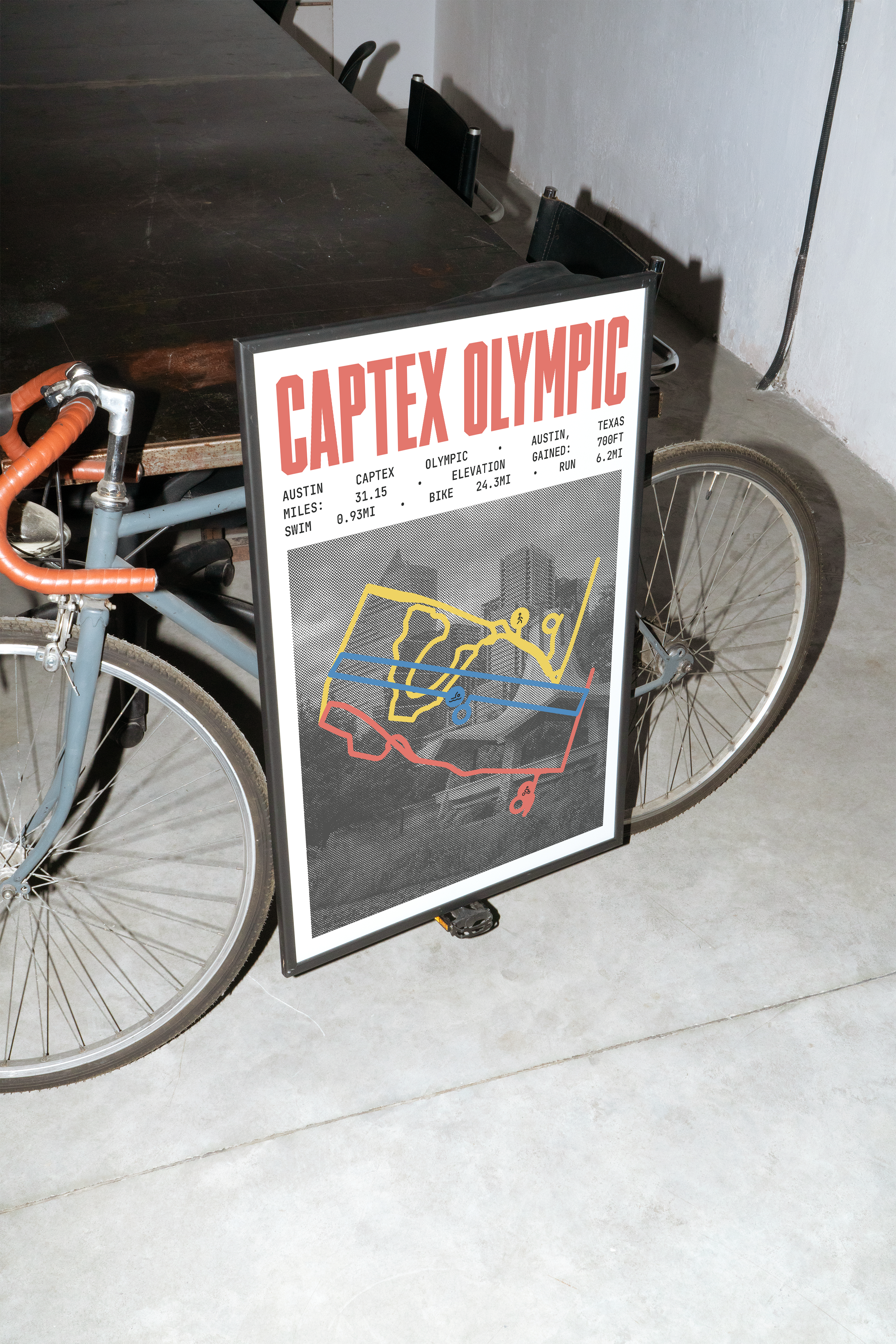 Austin Captex Olympic Poster