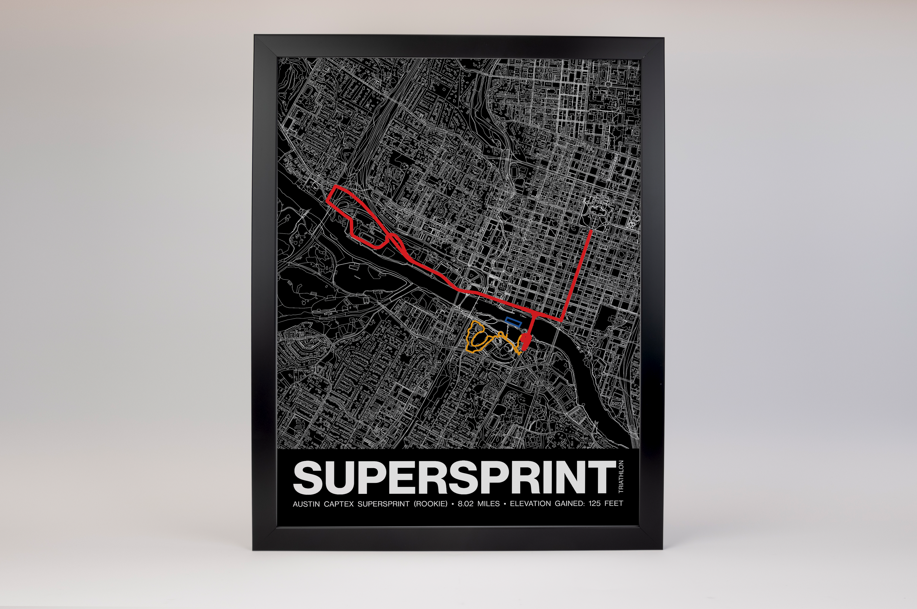 Austin Captex Supersprint Poster - Grid Style