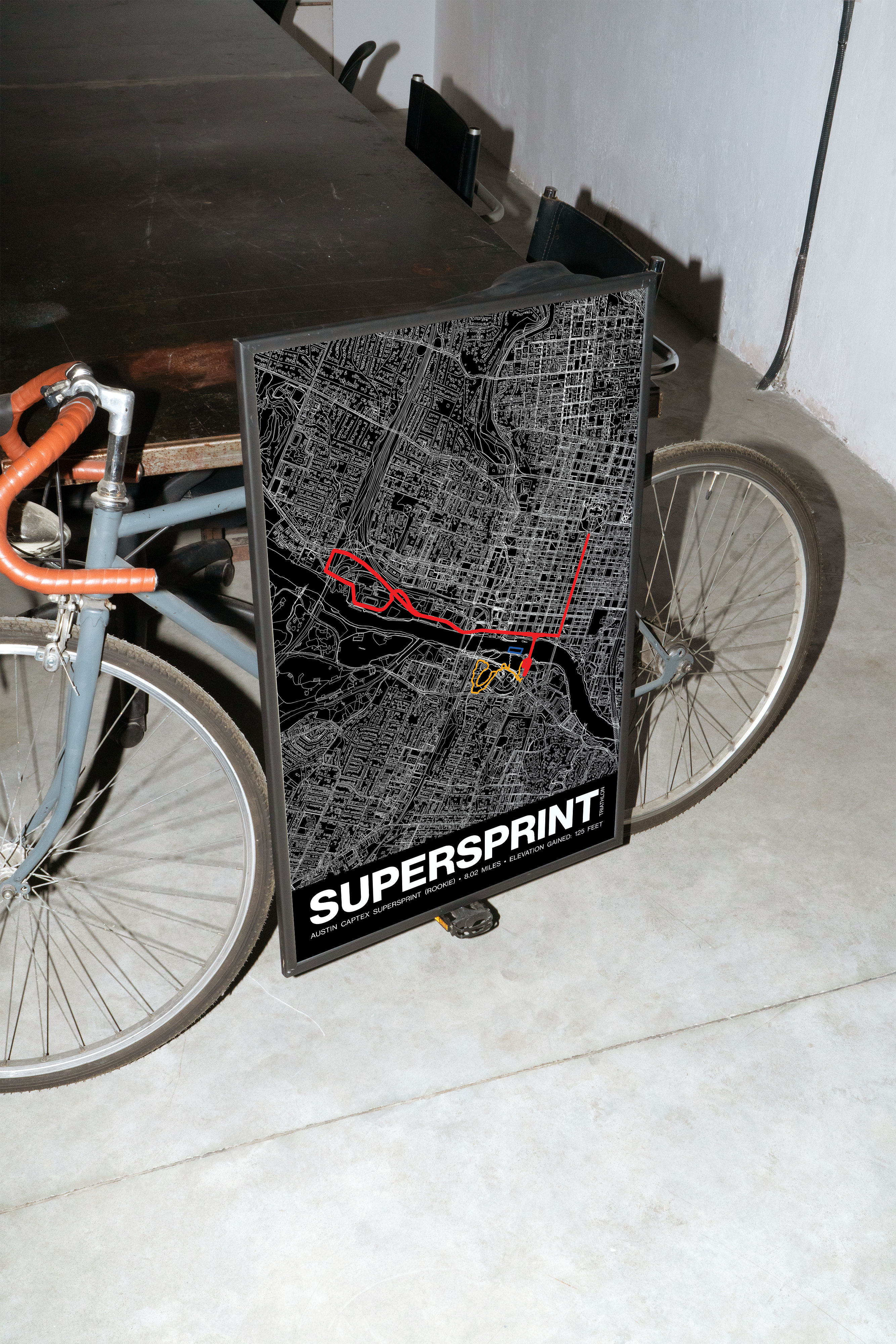 Austin Captex Supersprint Poster - Grid Style