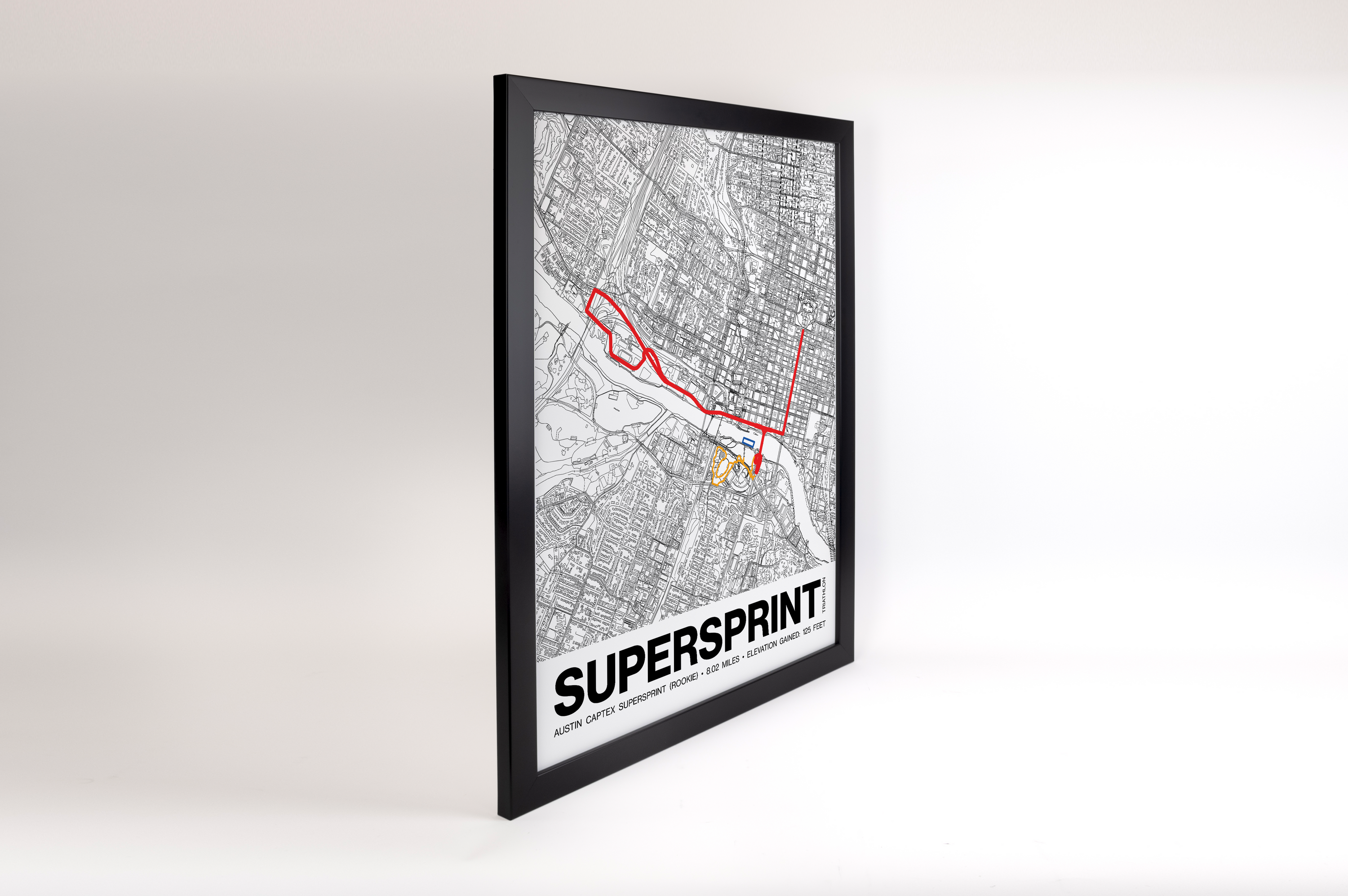 Austin Captex Supersprint Poster - Grid Style