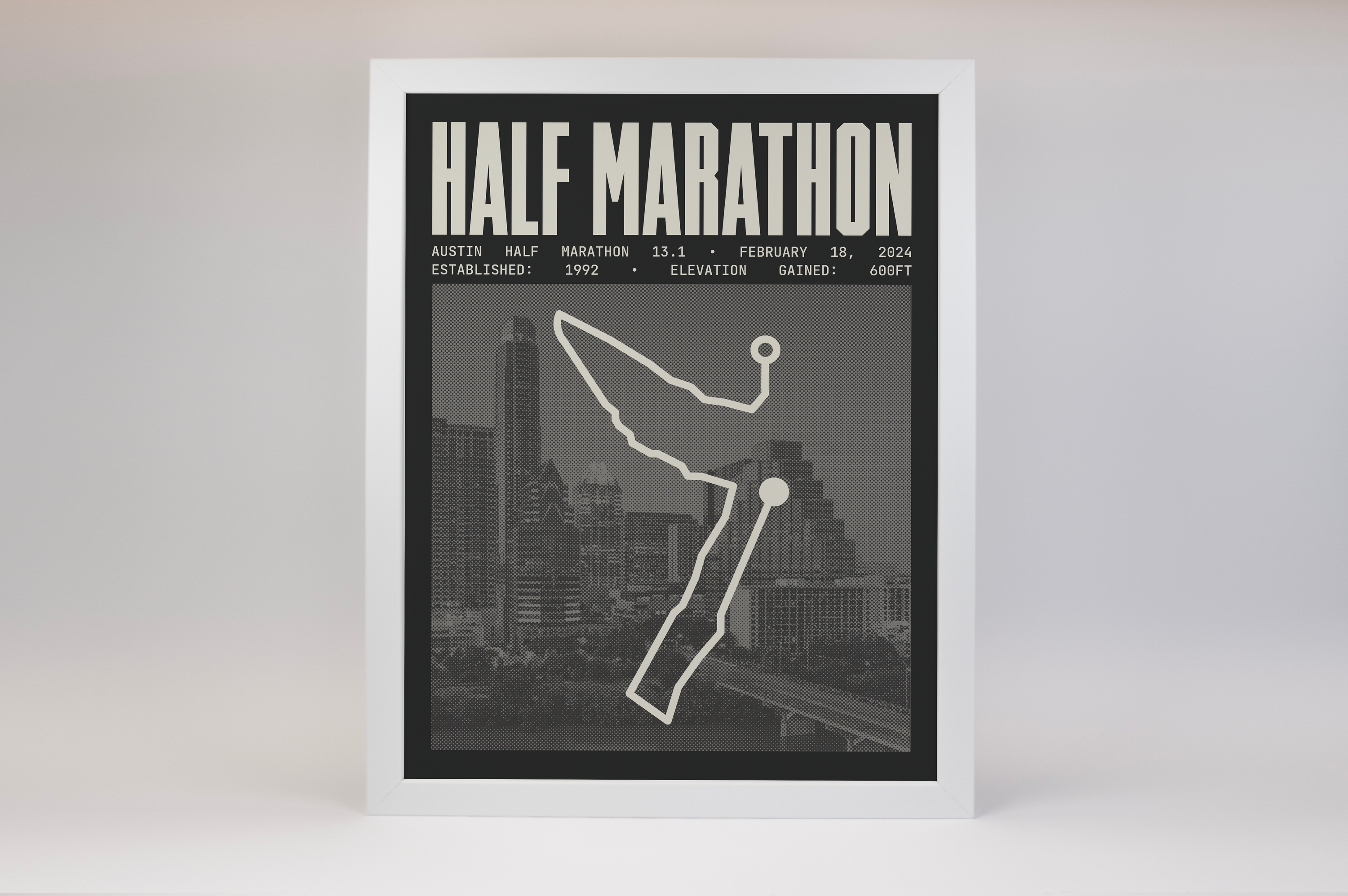 Austin Half-Marathon Poster