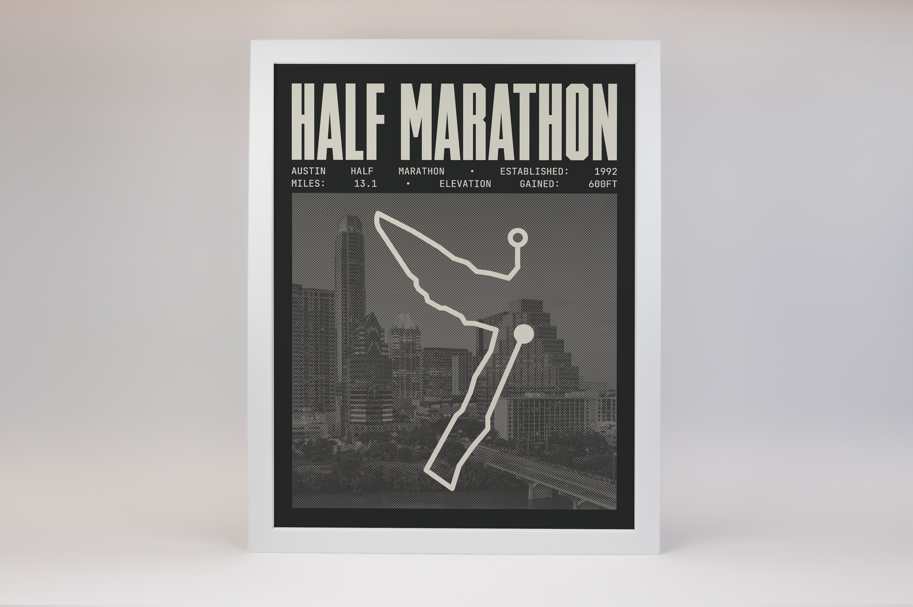 Austin Half-Marathon Poster