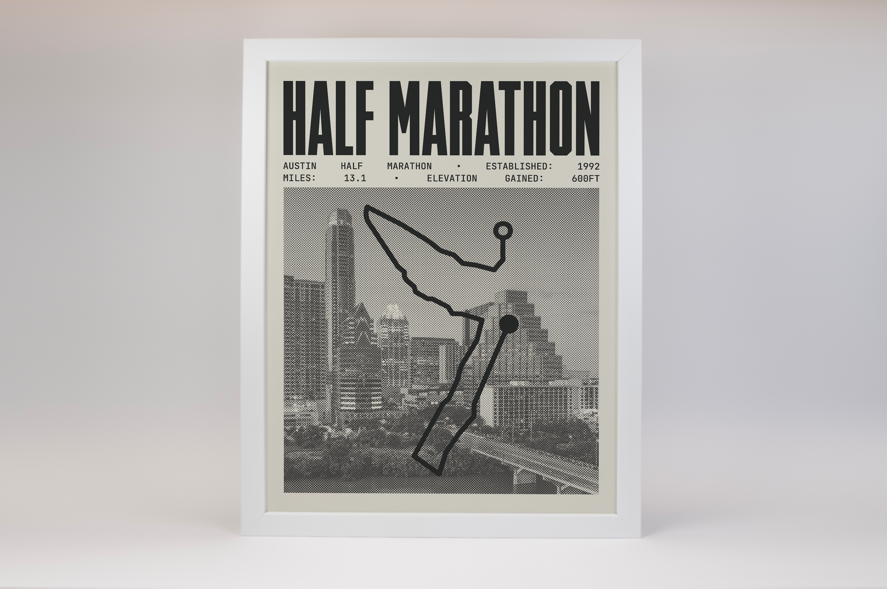 Austin Half-Marathon Poster