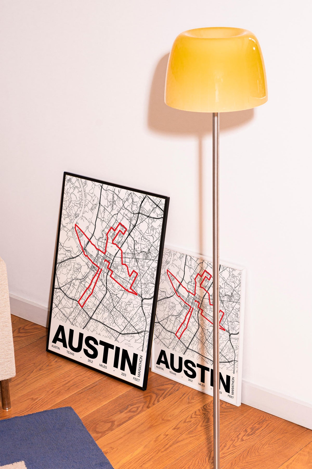 Austin Marathon Poster - Grid Style