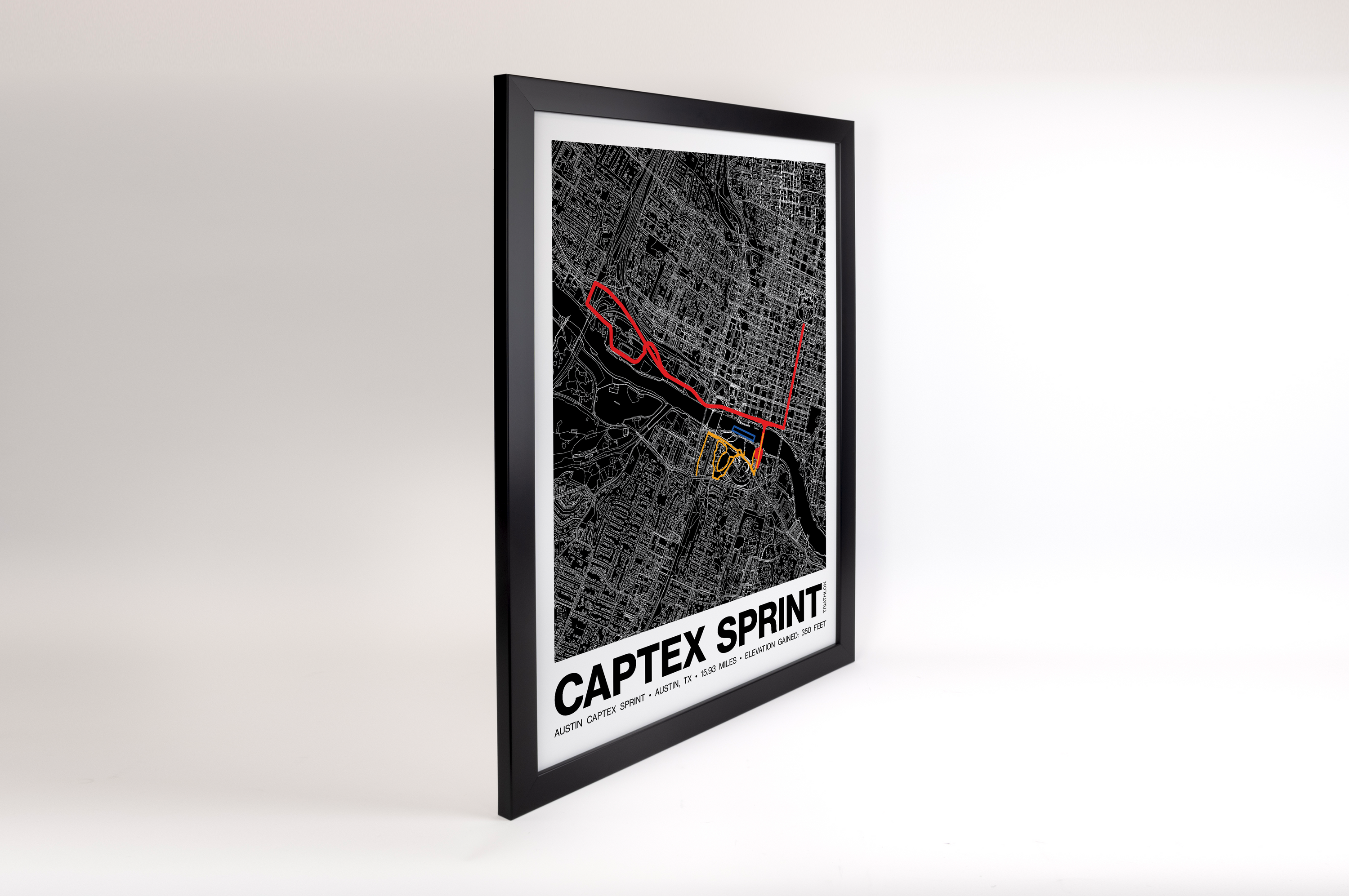 Austin Captex Sprint Poster - Grid Style