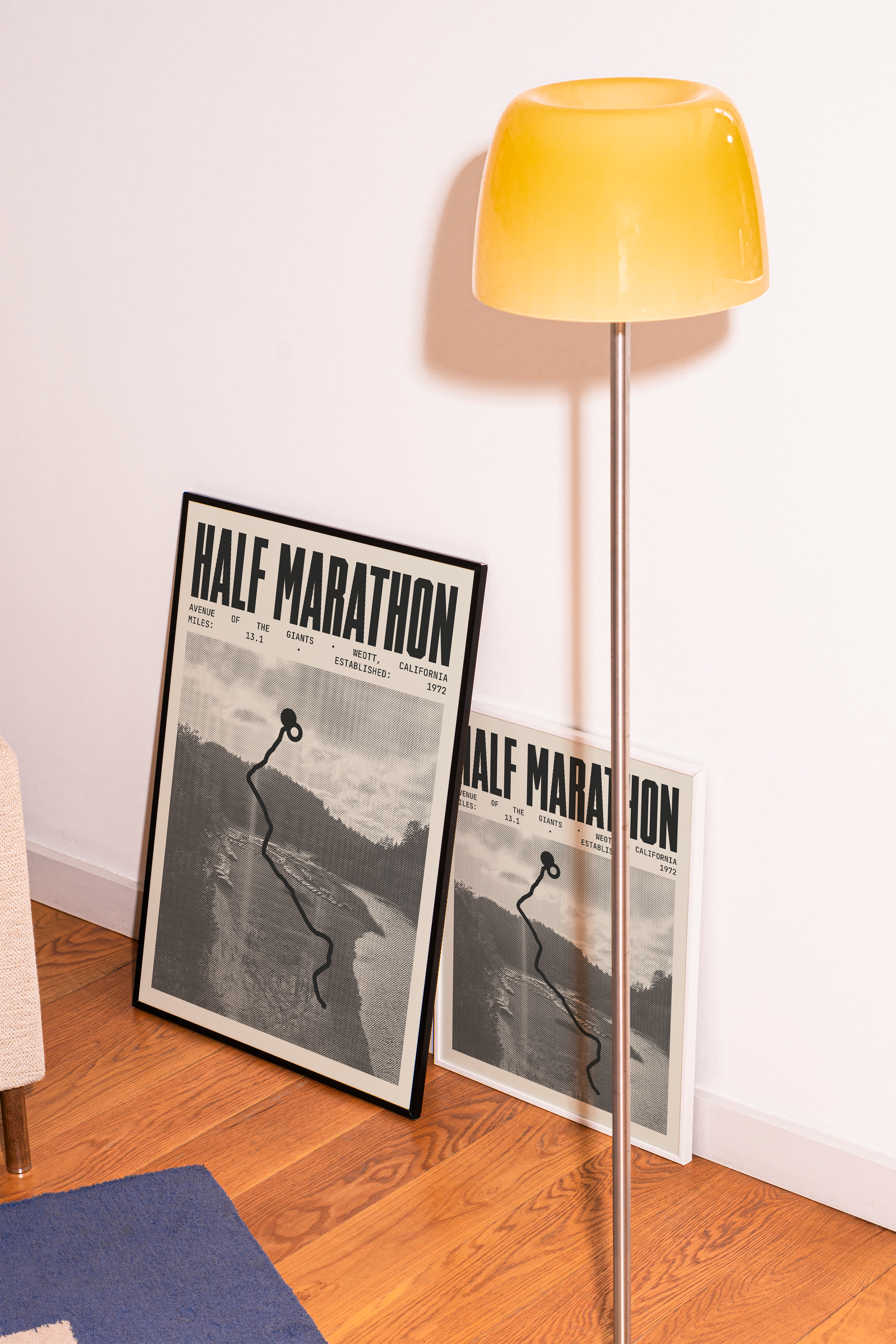 Avenue of the Giants Half-Marathon Poster