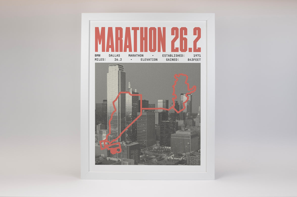 BMW Dallas Marathon Poster