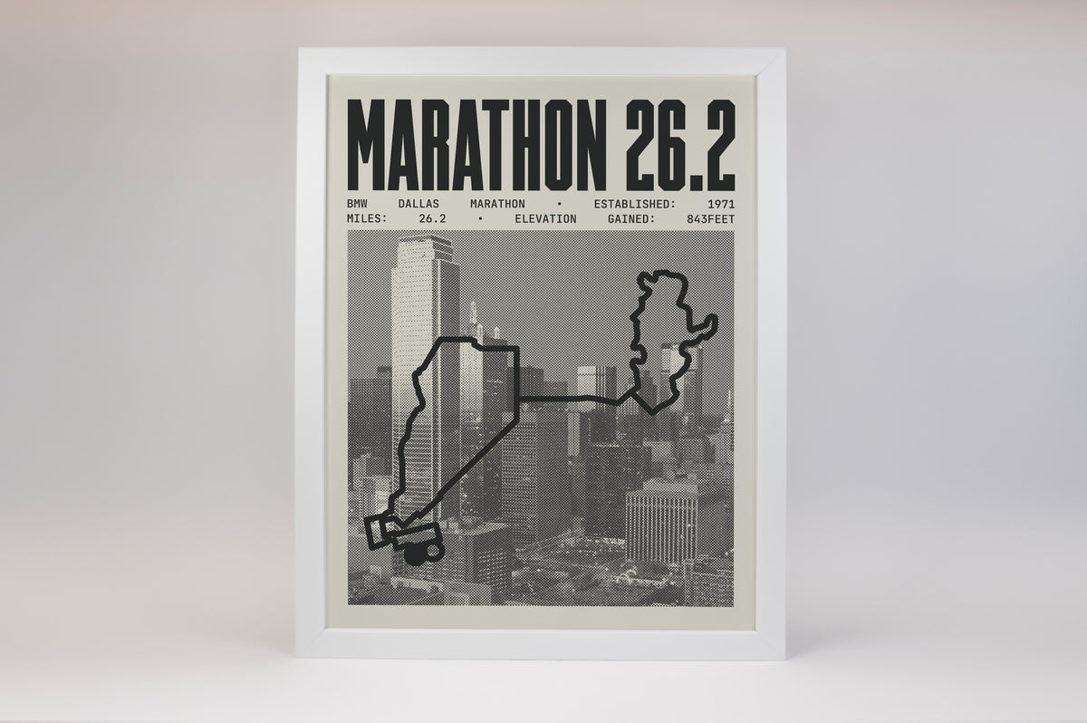 BMW Dallas Marathon Poster
