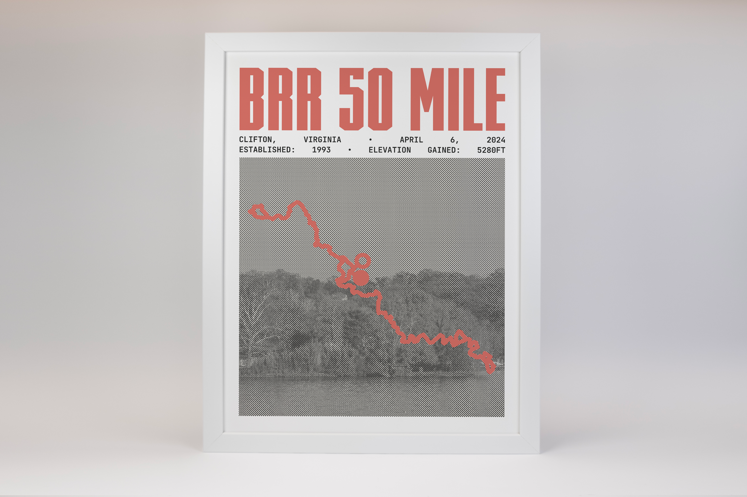 BRR 50 Mile Endurance Run Poster