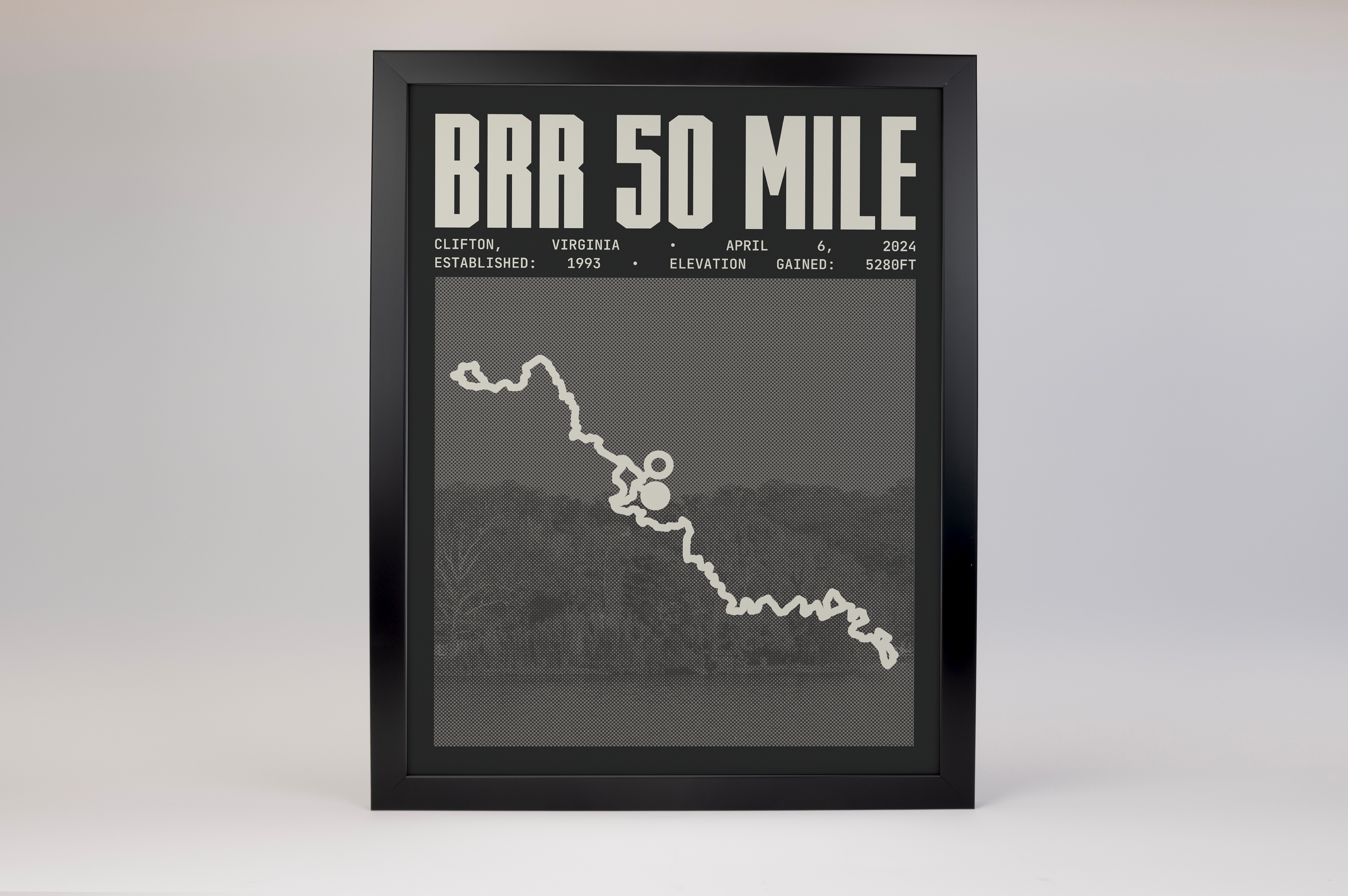 BRR 50 Mile Endurance Run Poster