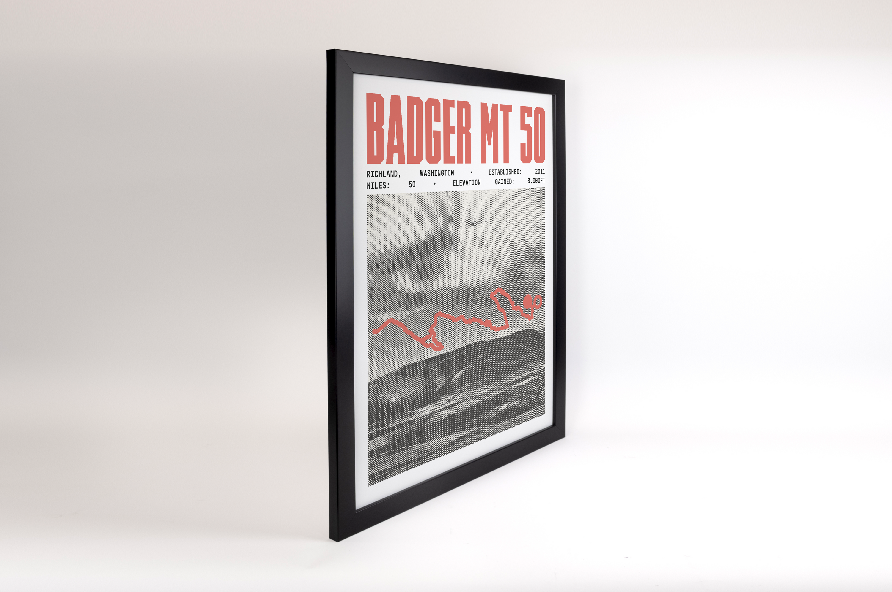 Badger Mt 50 Endurance Run Poster