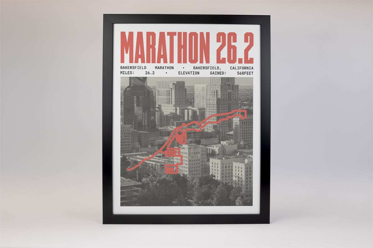 Bakersfield Marathon Poster