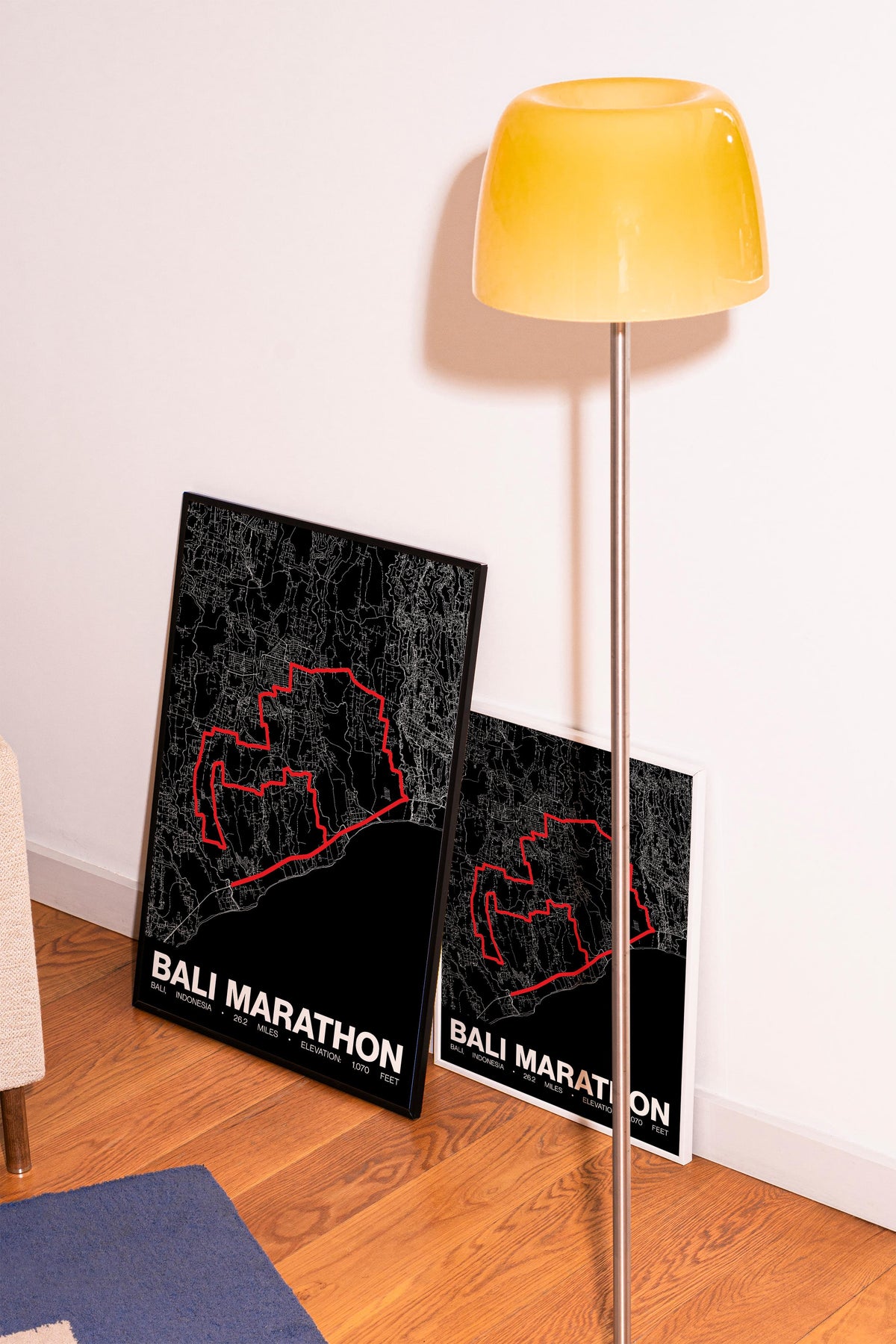 Bali Marathon Poster - Grid Style
